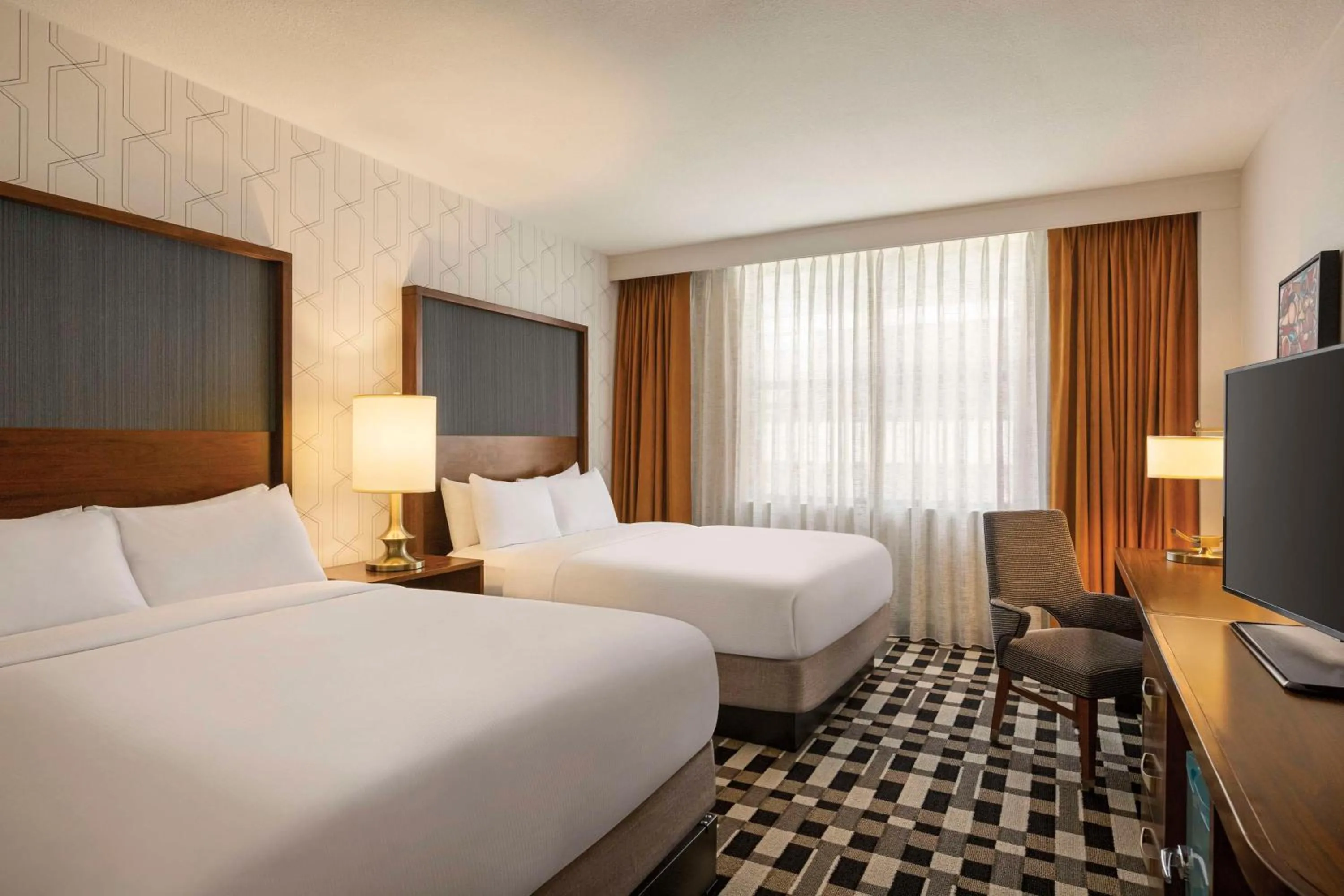 Bed in The American Hotel Atlanta Downtown-a Doubletree by Hilton