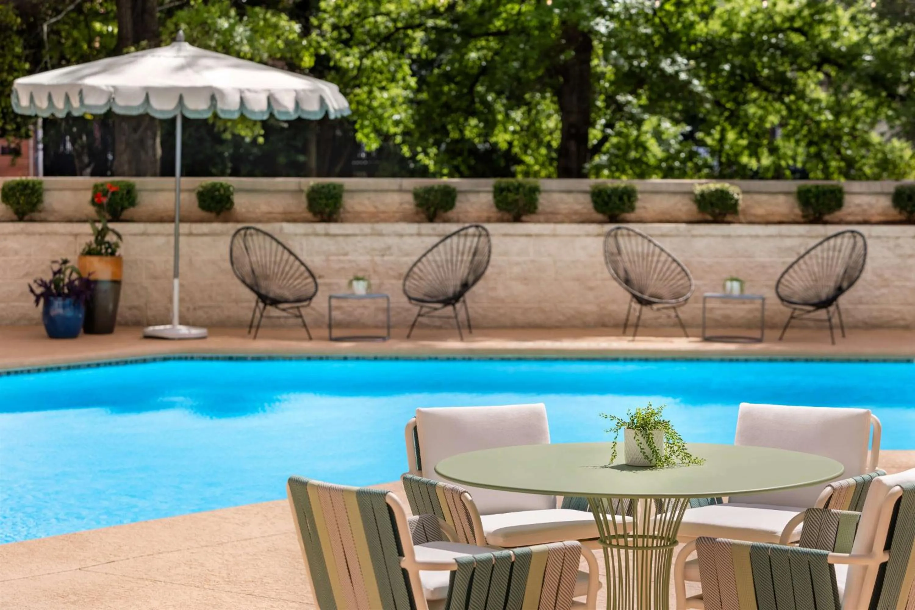 Pool view in The American Hotel Atlanta Downtown-a Doubletree by Hilton
