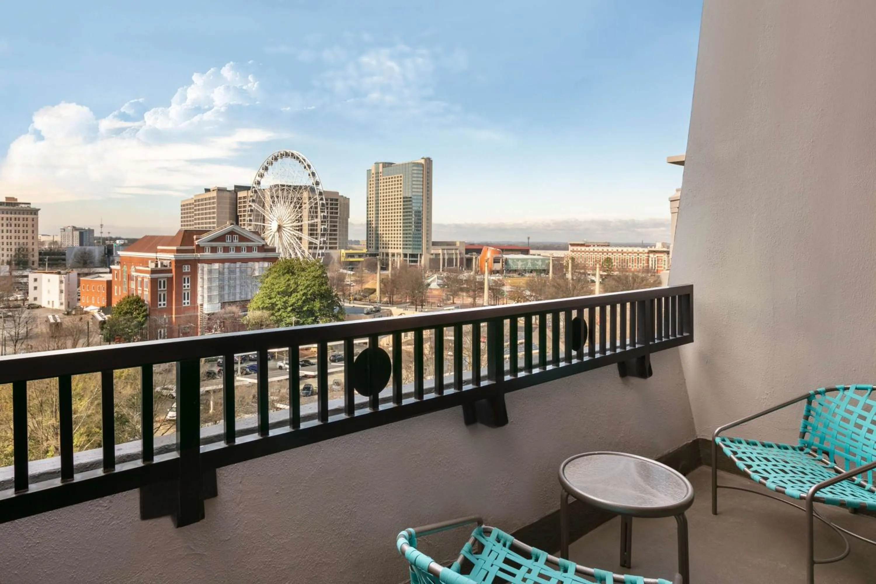 Patio in The American Hotel Atlanta Downtown-a Doubletree by Hilton