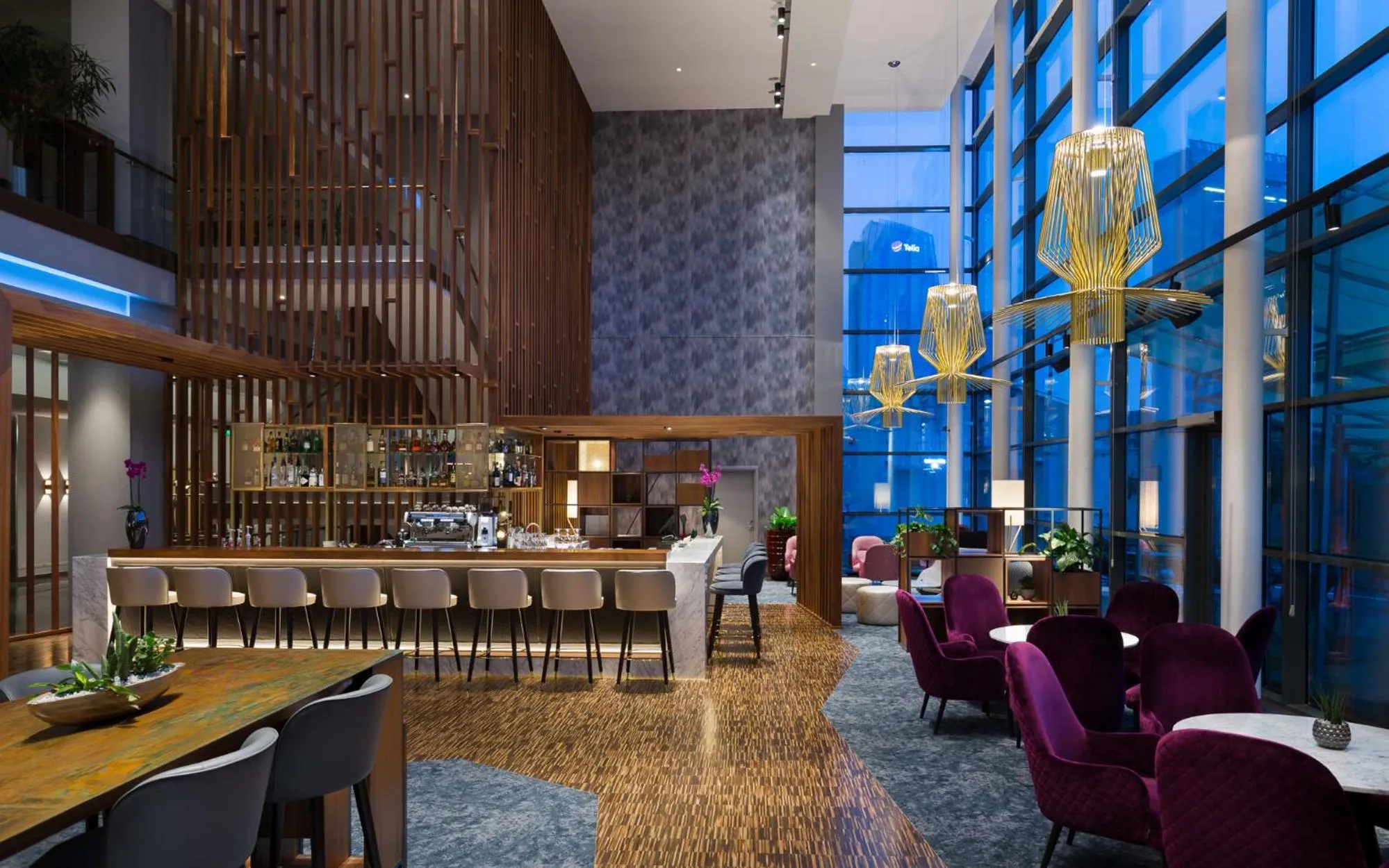 Restaurant/places to eat in Radisson Blu Hotel Lietuva