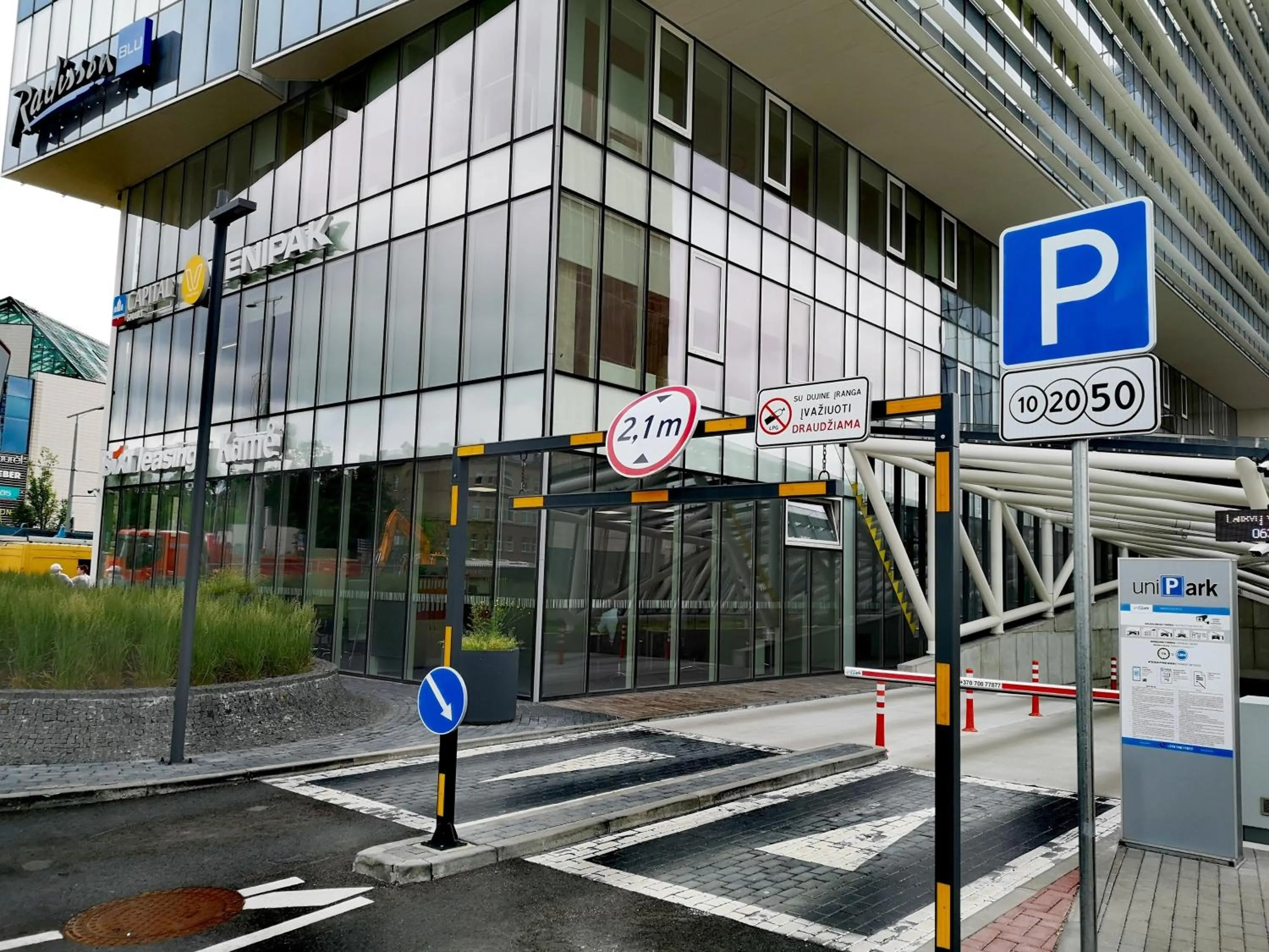 Facade/entrance in Radisson Blu Hotel Lietuva