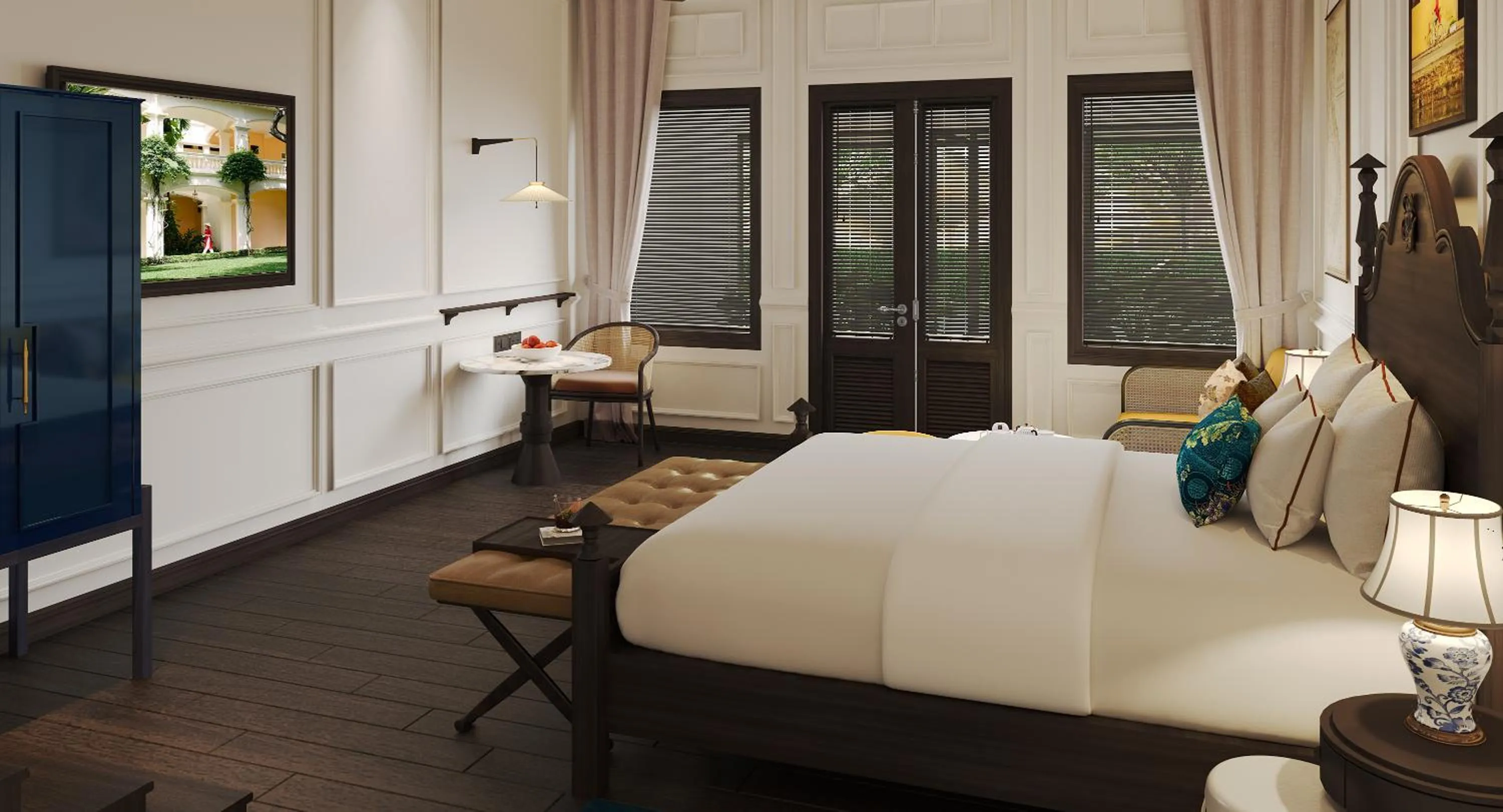 Bed in Anantara Hoi An Resort