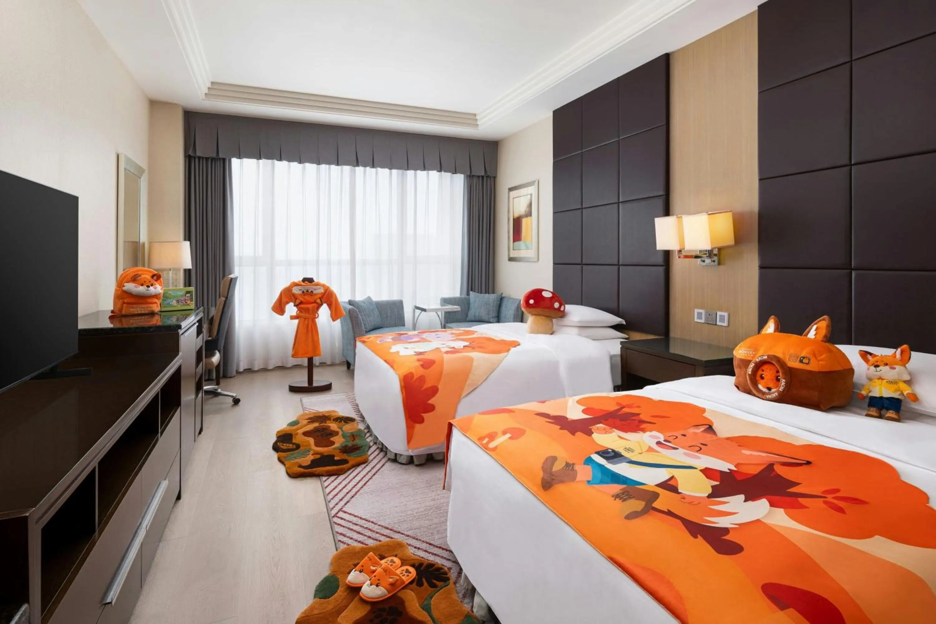 Photo of the whole room, Bed in Courtyard by Marriott Kunshan