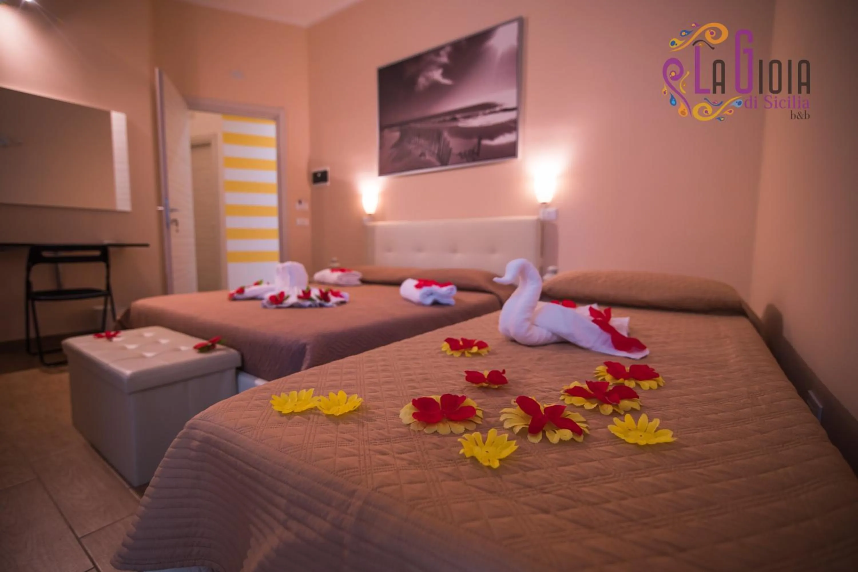 Photo of the whole room in La Gioia di Sicilia B&B