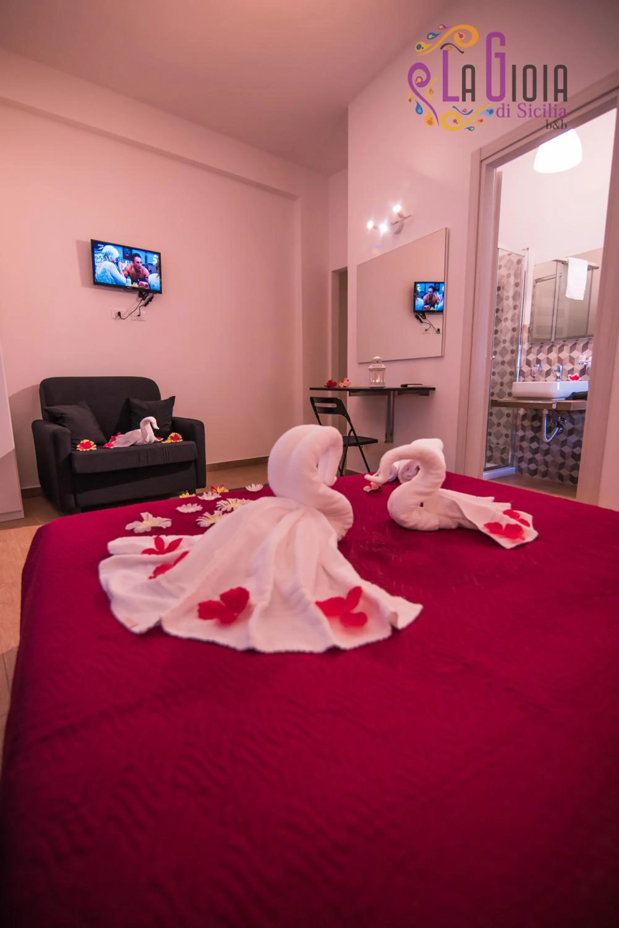 Bed in La Gioia di Sicilia B&B