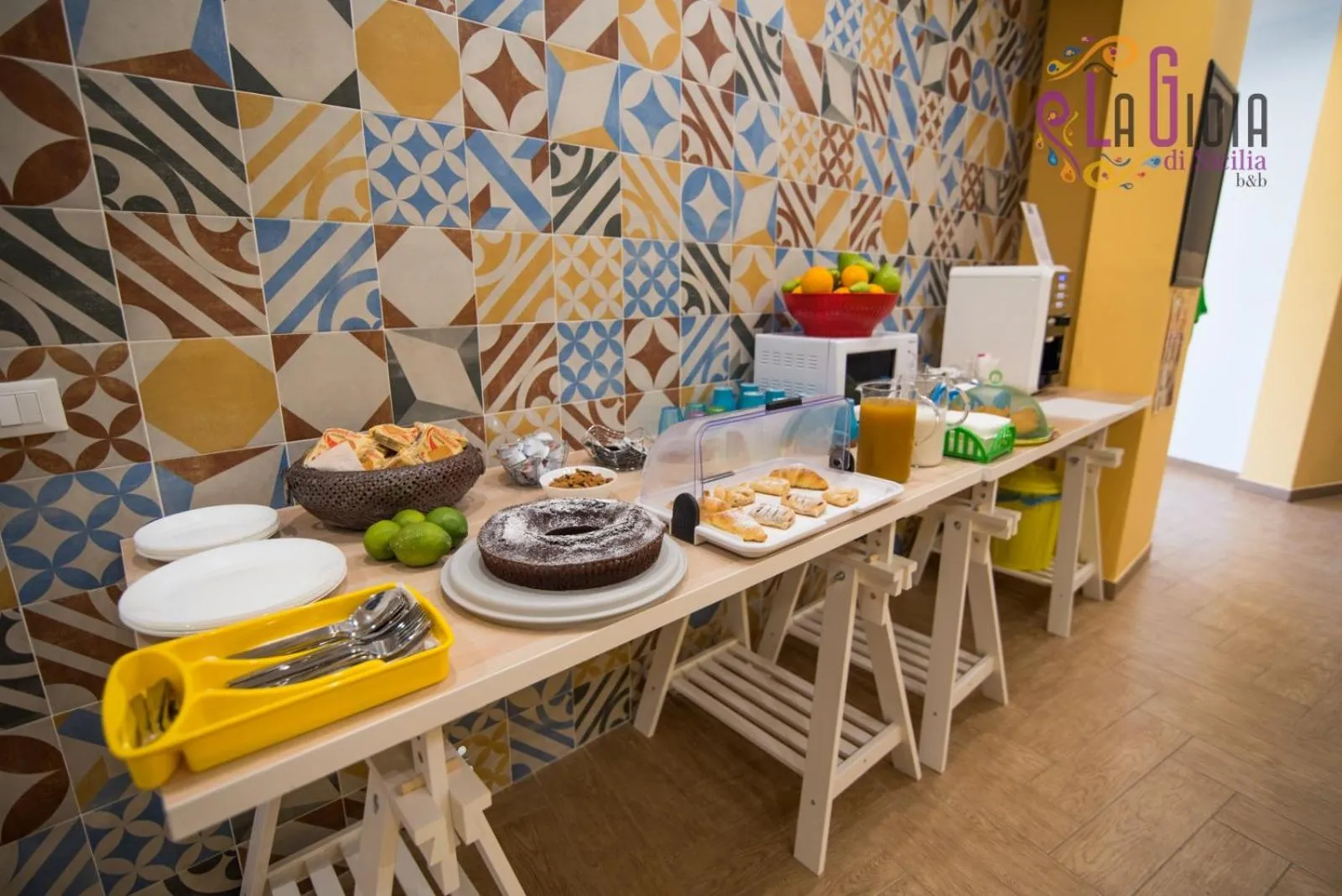 Food and drinks in La Gioia di Sicilia B&B