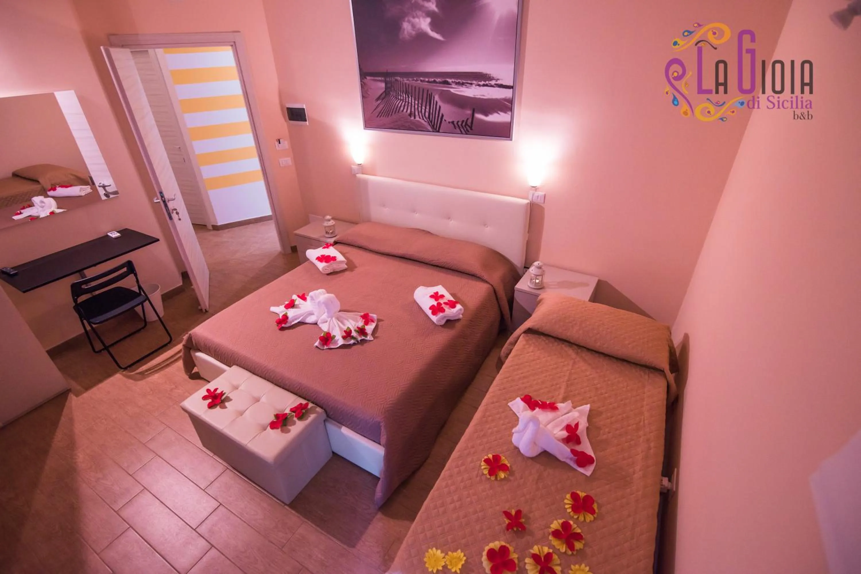 Photo of the whole room in La Gioia di Sicilia B&B