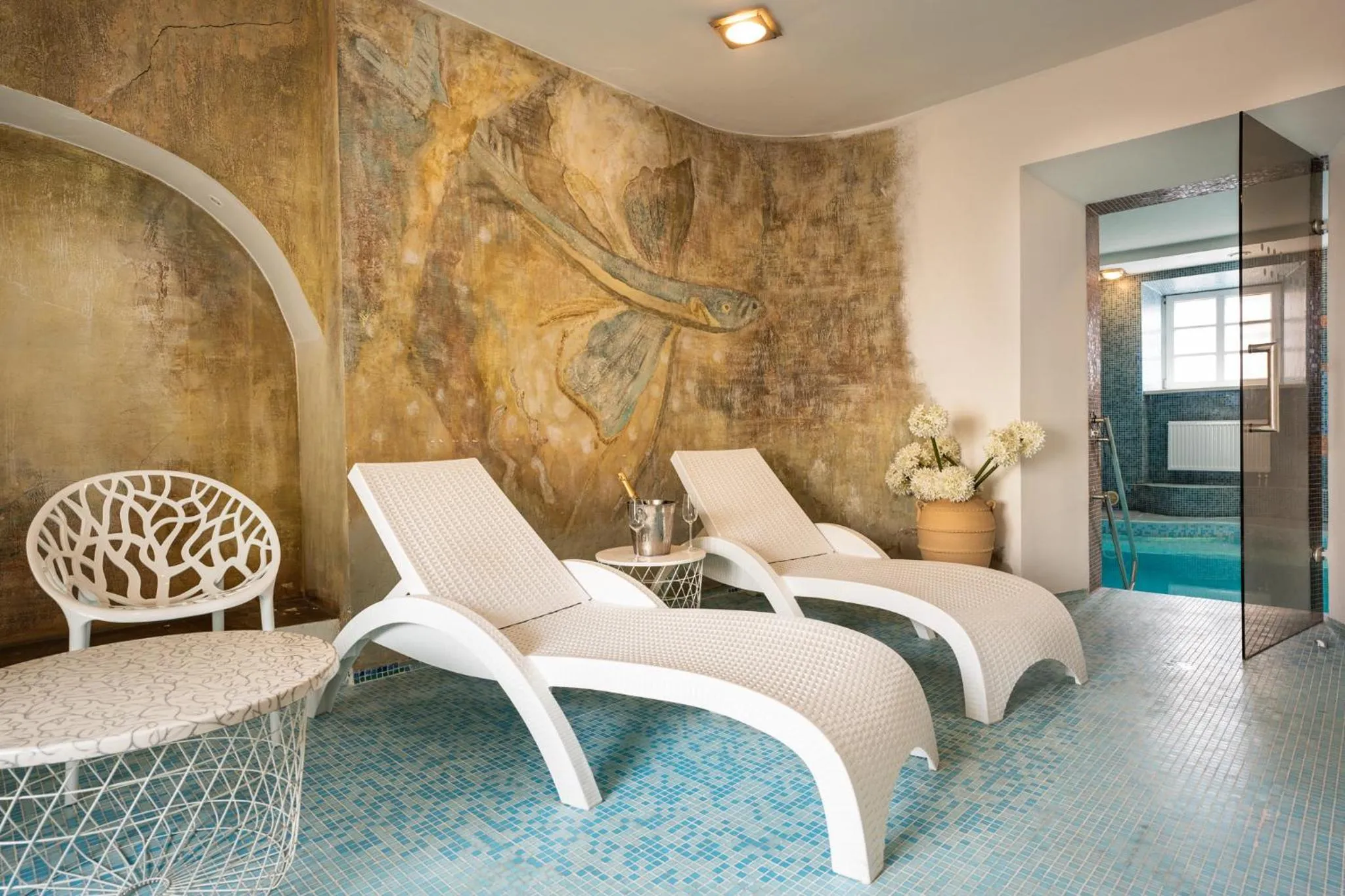 Seating area in Mabre Residence