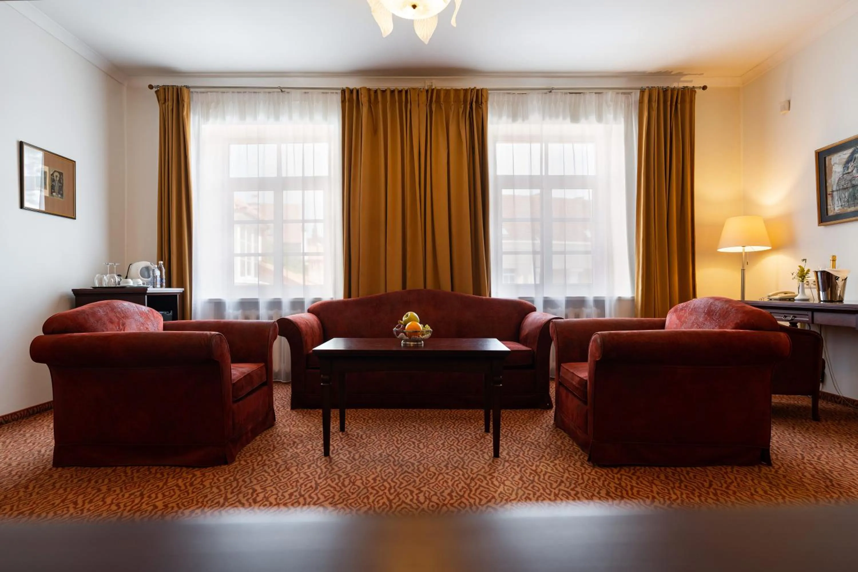 Seating area in Mabre Residence