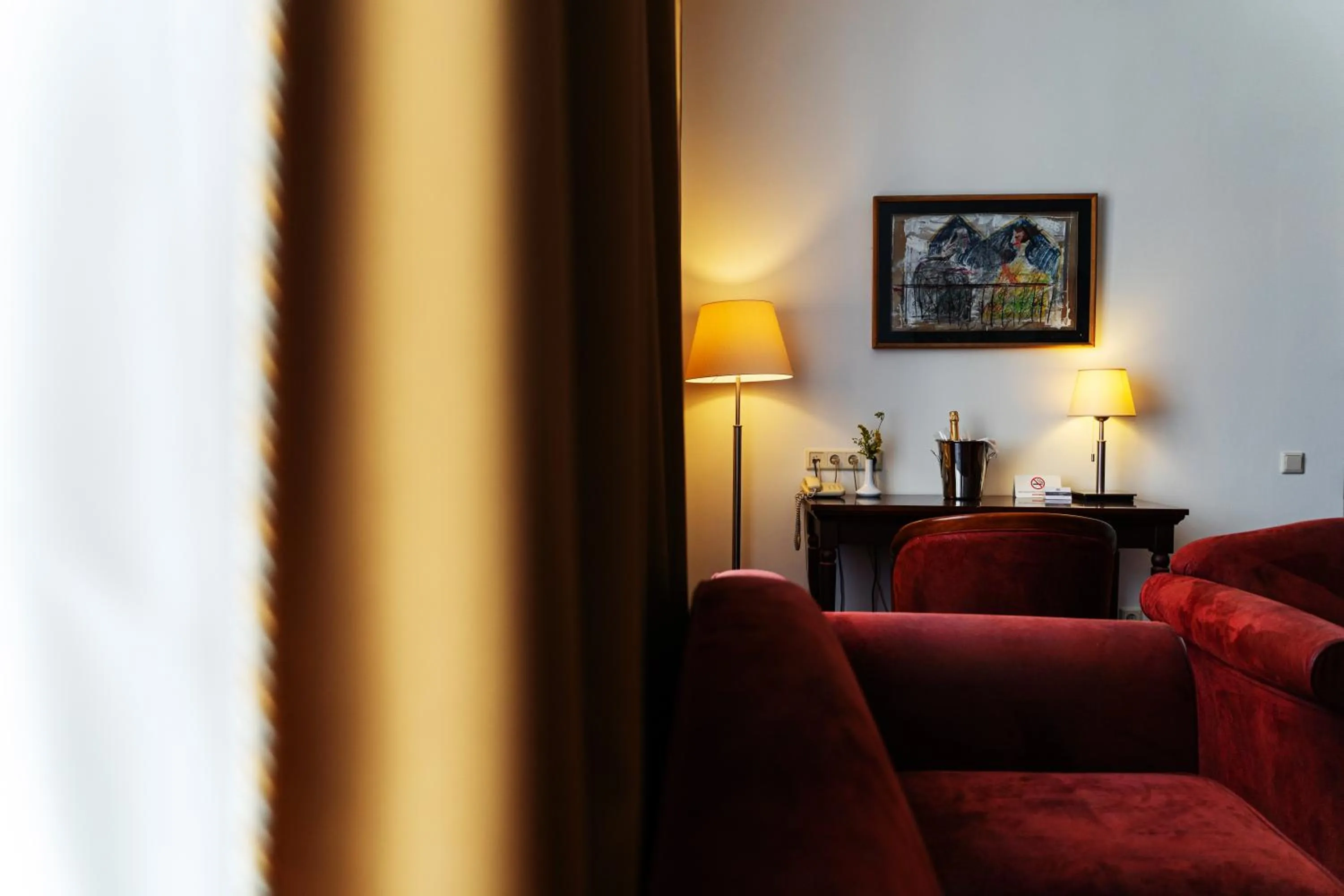 Seating area in Mabre Residence