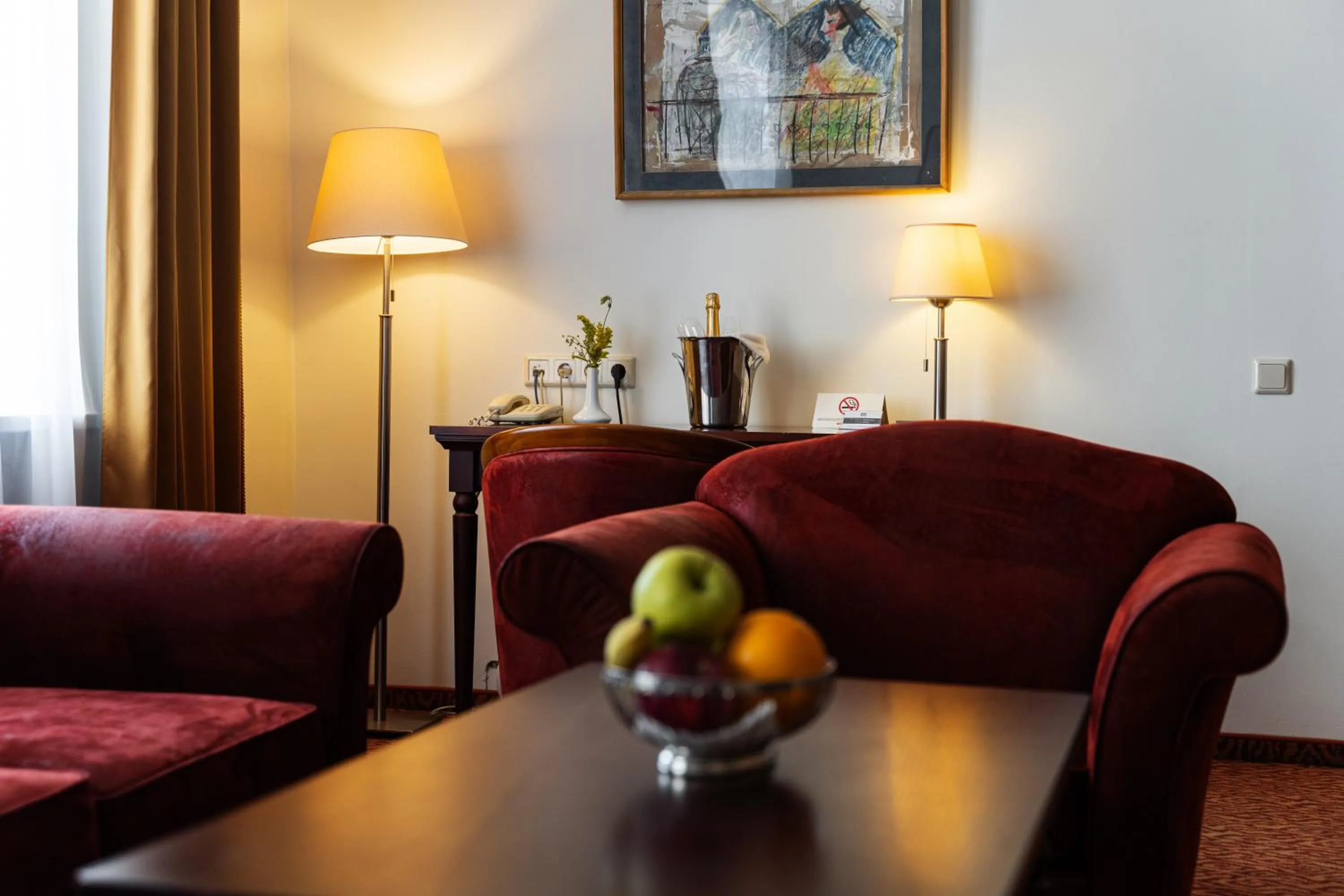 Seating area in Mabre Residence