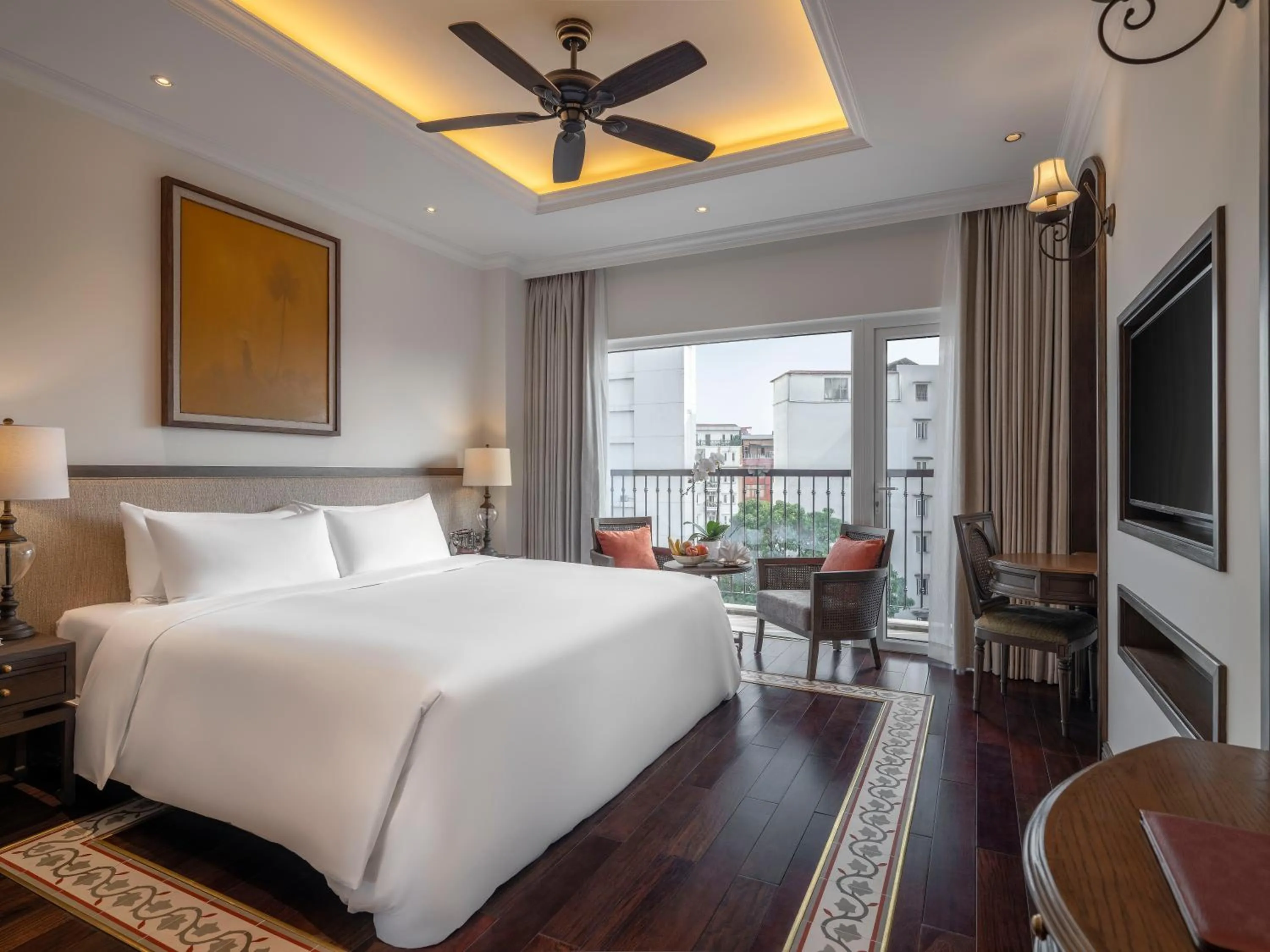 Communal lounge/ TV room, Bed in De Syloia Hotel