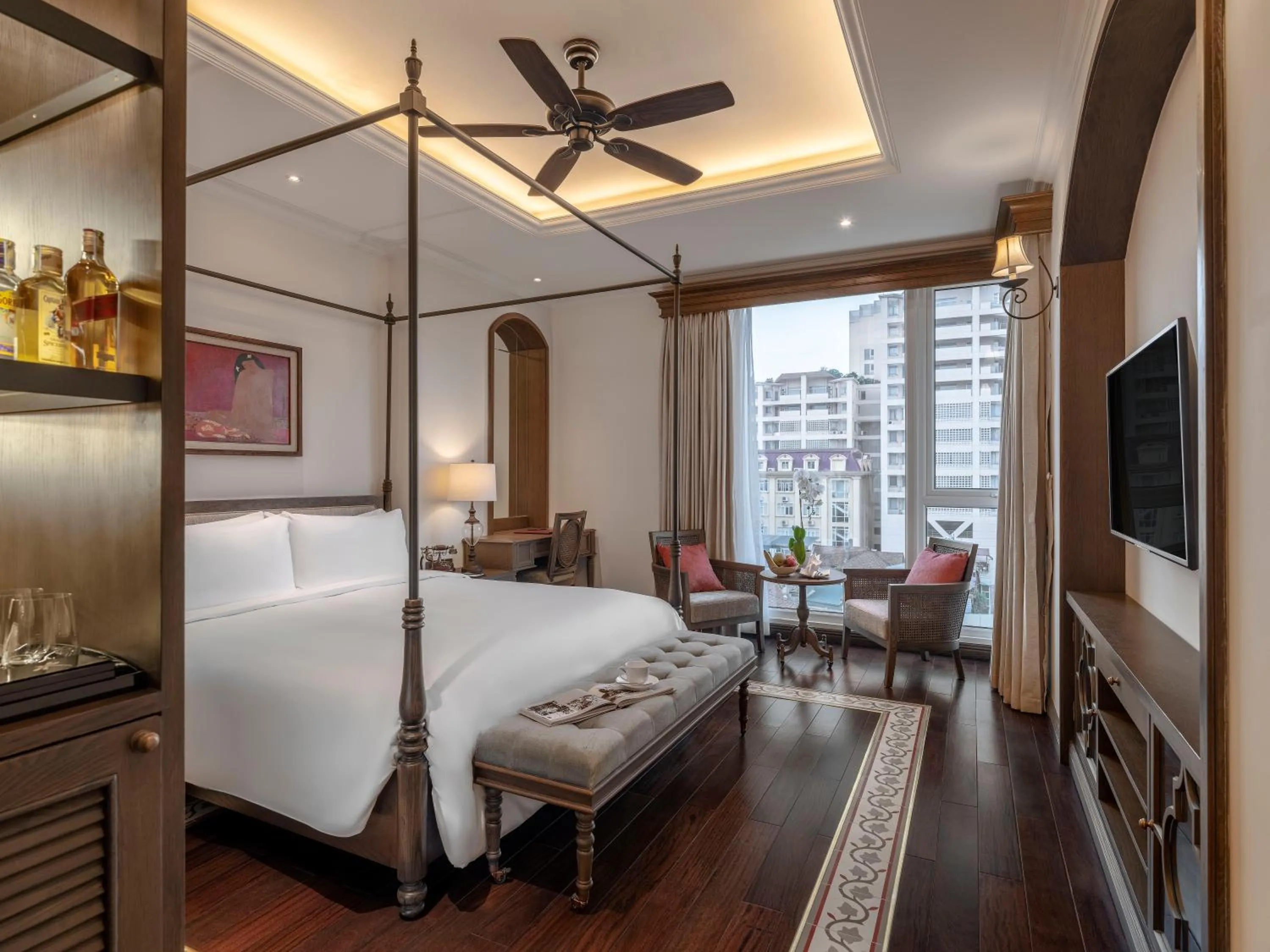 Bedroom, Bed in De Syloia Hotel