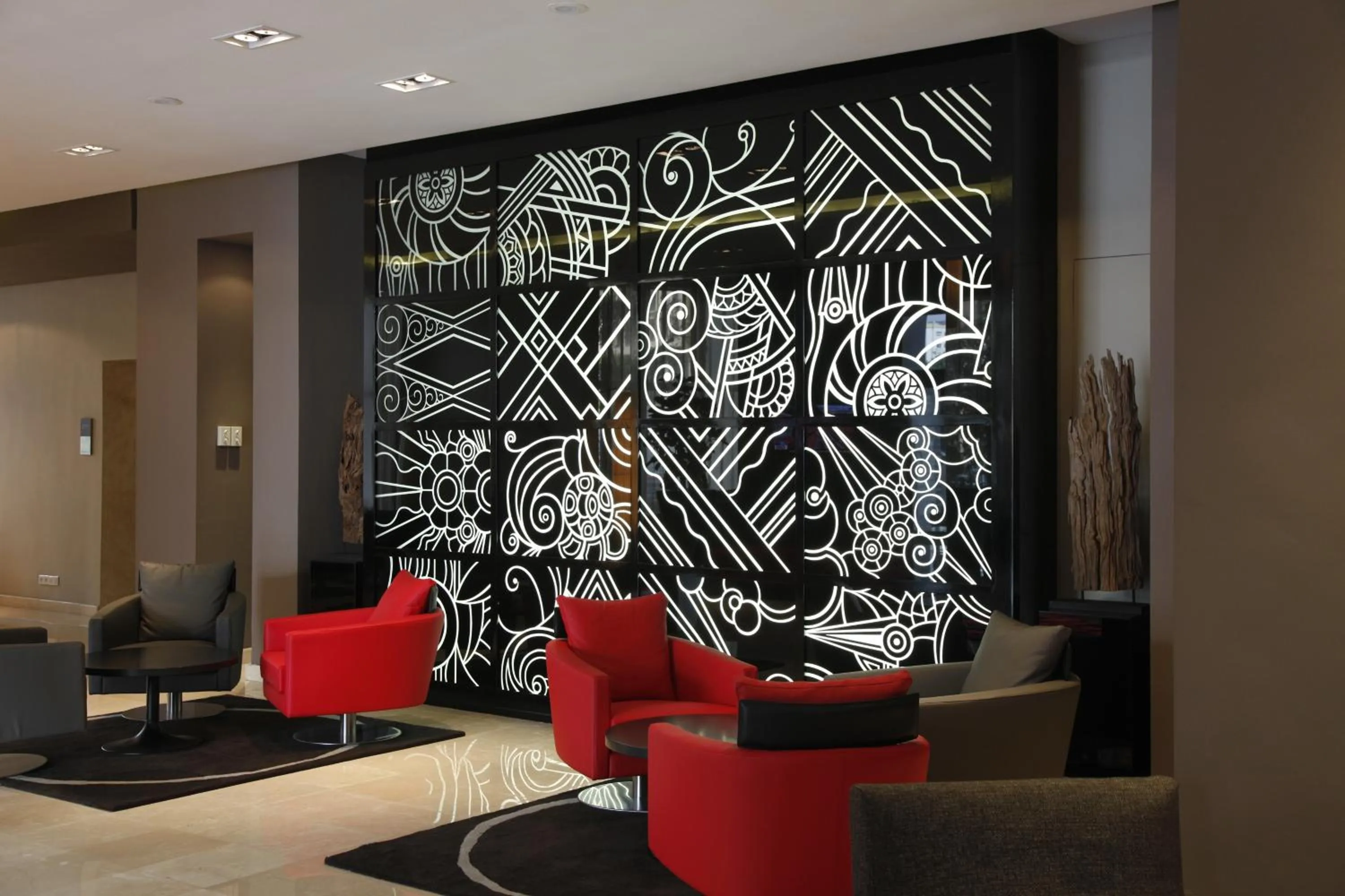 Seating area in Mövenpick Hotel Casablanca