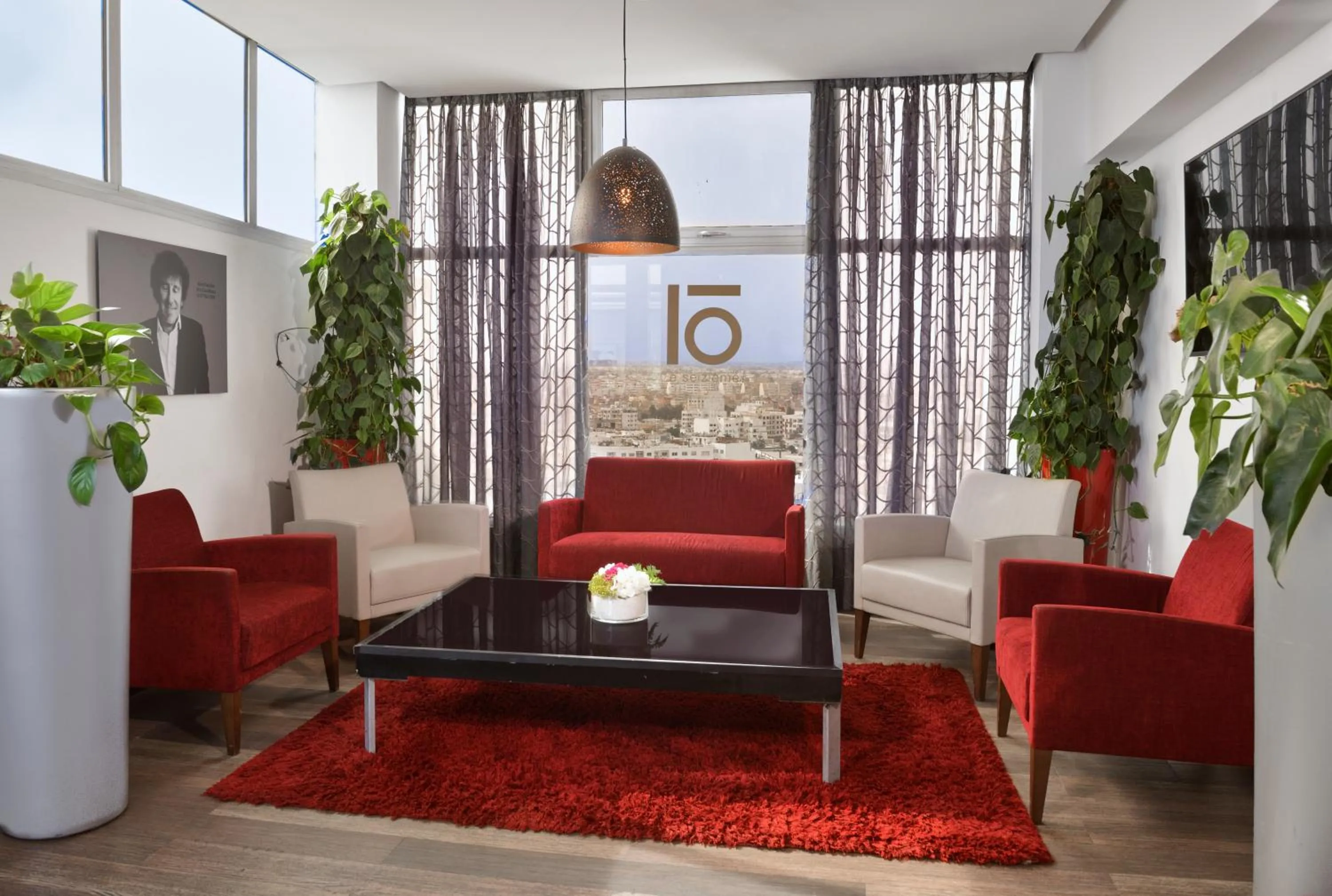 Seating area in Mövenpick Hotel Casablanca