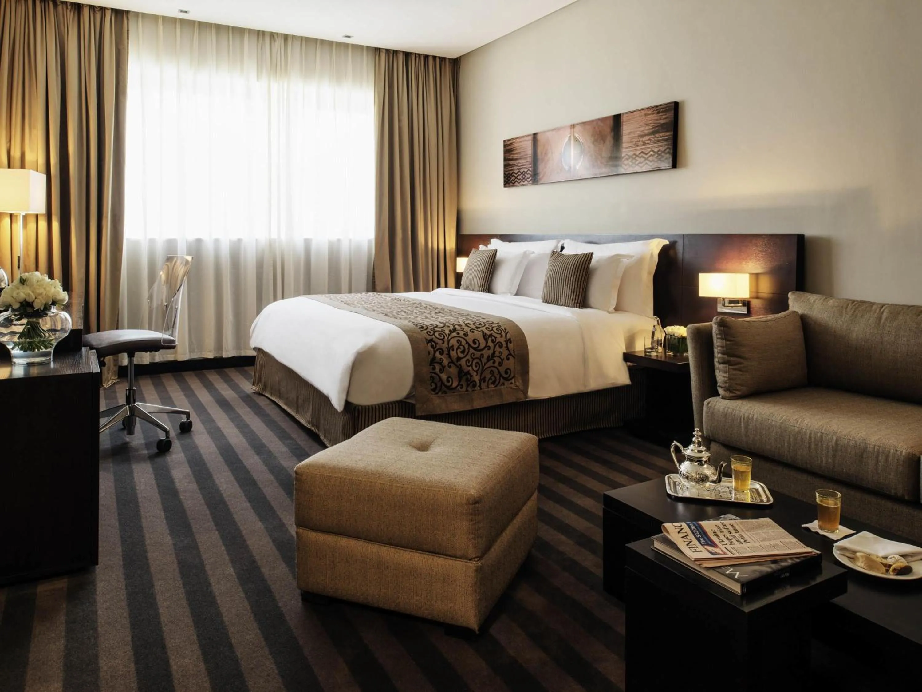 Bedroom, Bed in Mövenpick Hotel Casablanca