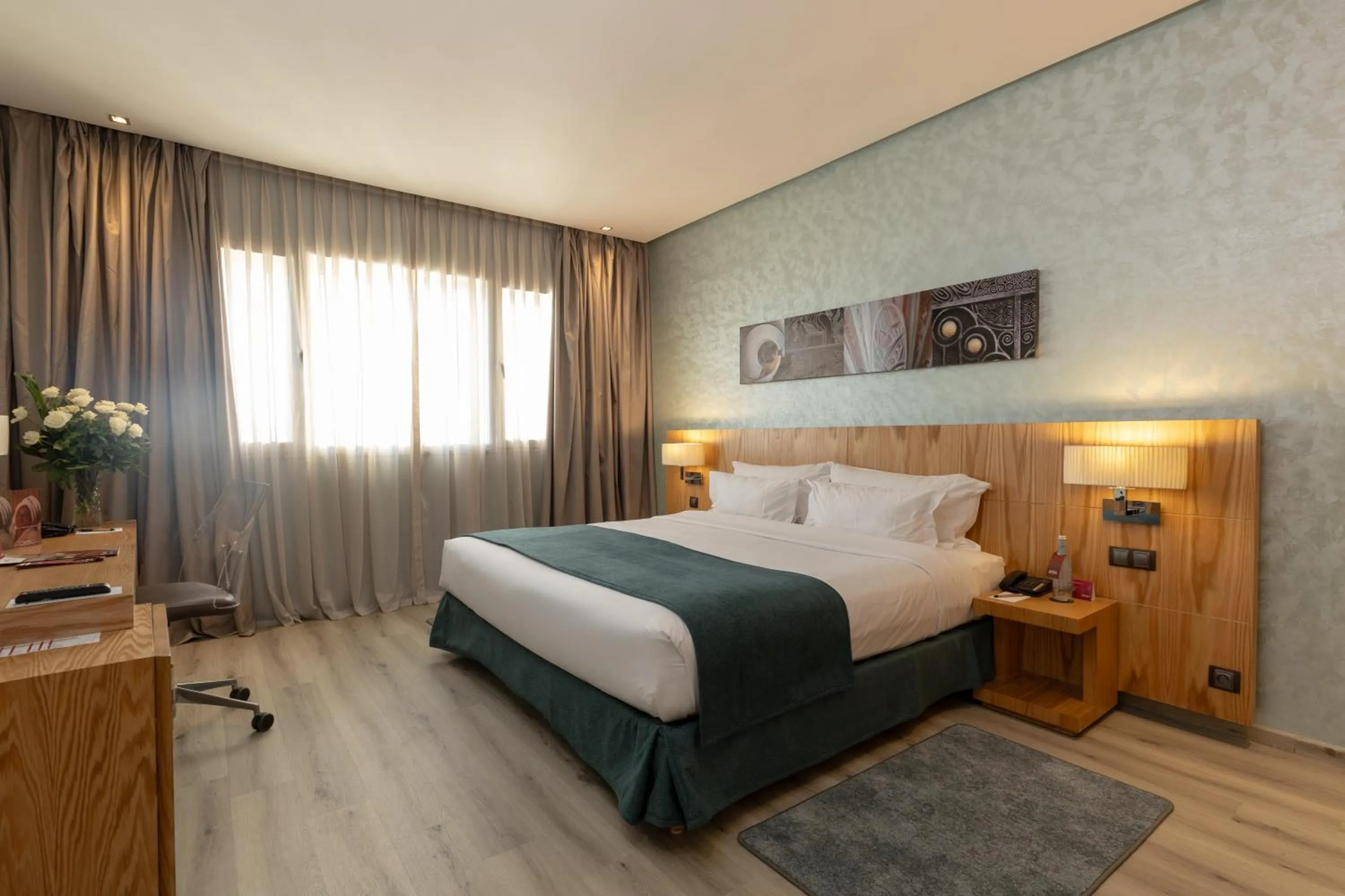 Bed in Mövenpick Hotel Casablanca