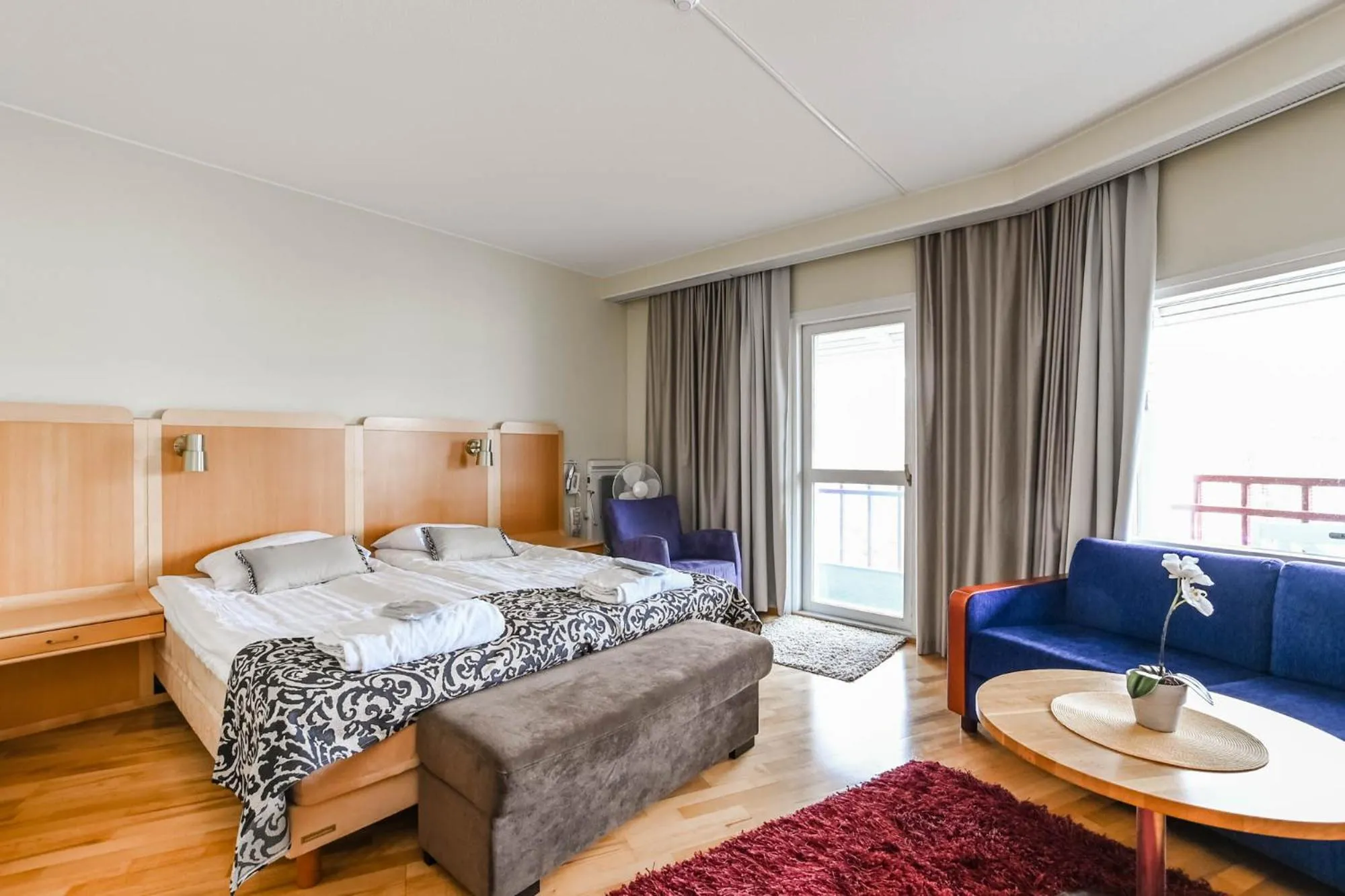 Bedroom, Bed in Hotel Kumpeli Spa