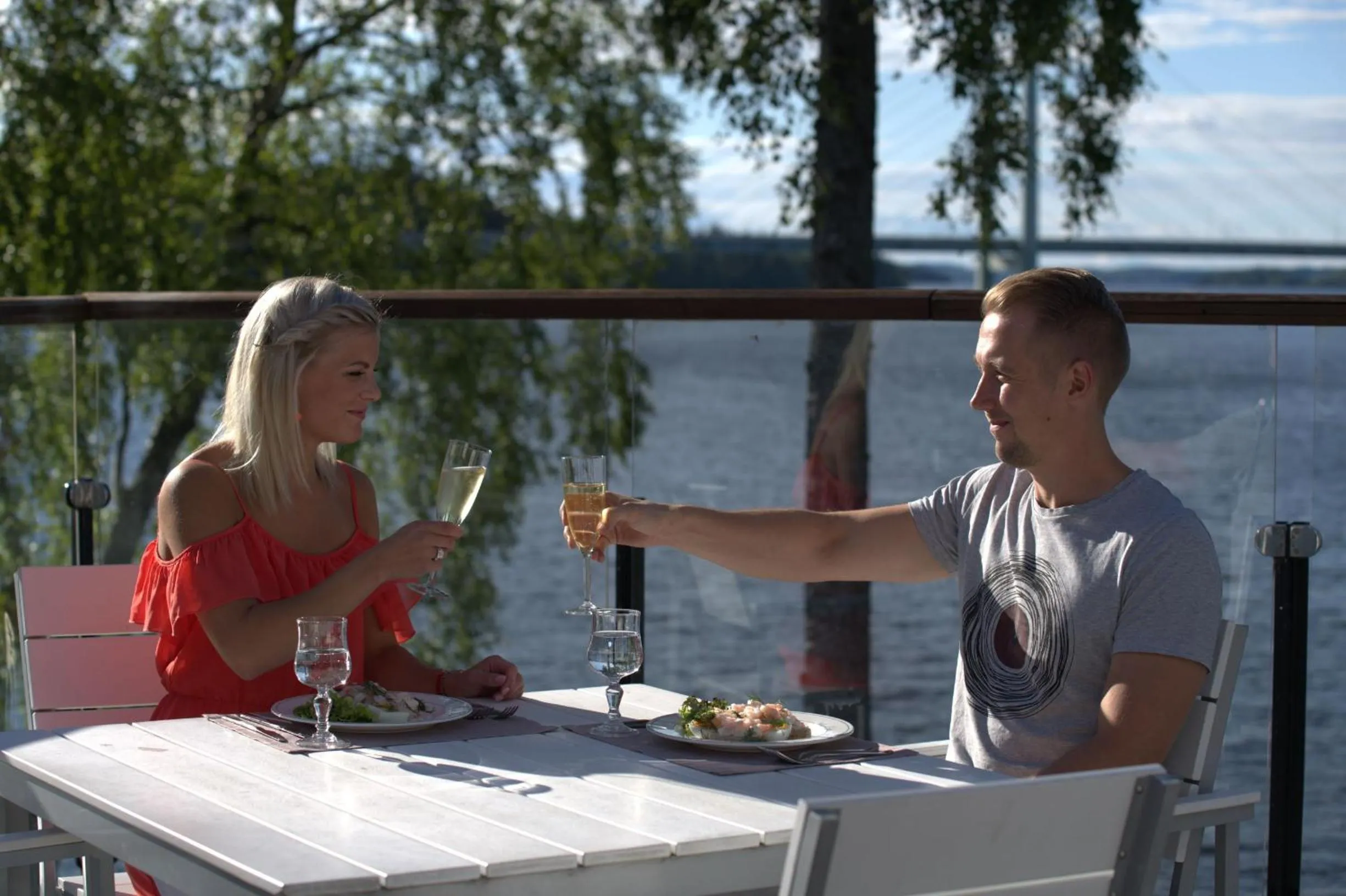 Patio in Hotel Kumpeli Spa