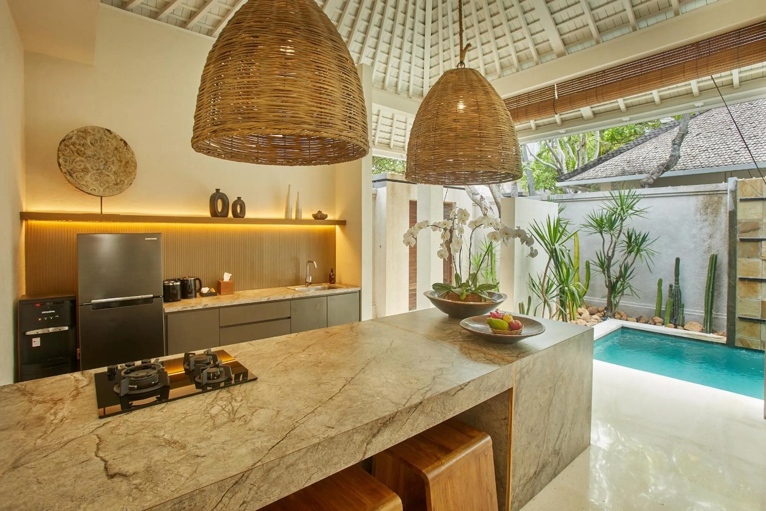 Kitchen or kitchenette in Ahimsa Beach