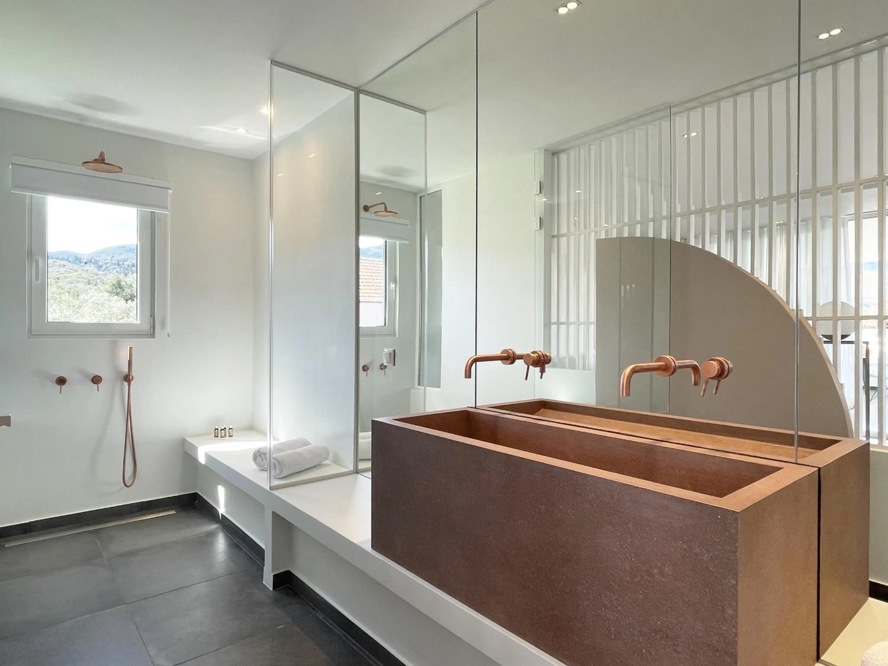 Bedroom in Thomais Boutique Hotel