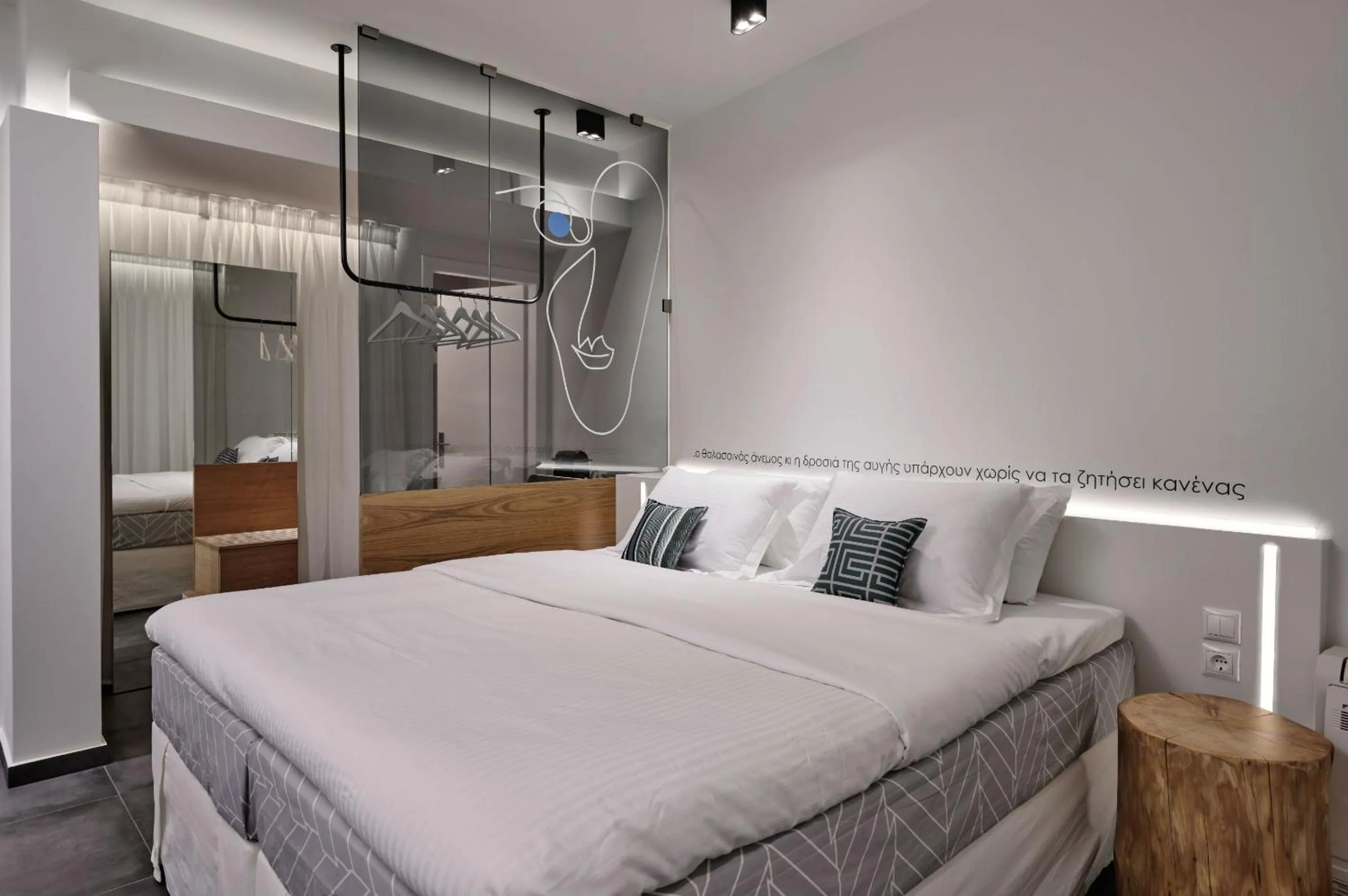 Photo of the whole room, Bed in Thomais Boutique Hotel