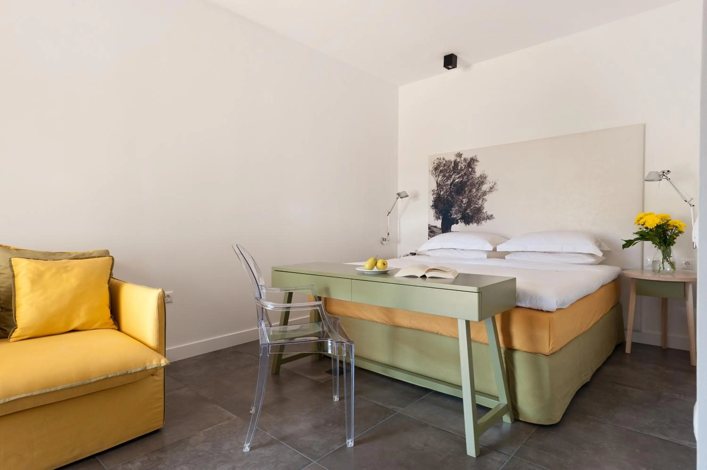 Bedroom, Bed in Thomais Boutique Hotel