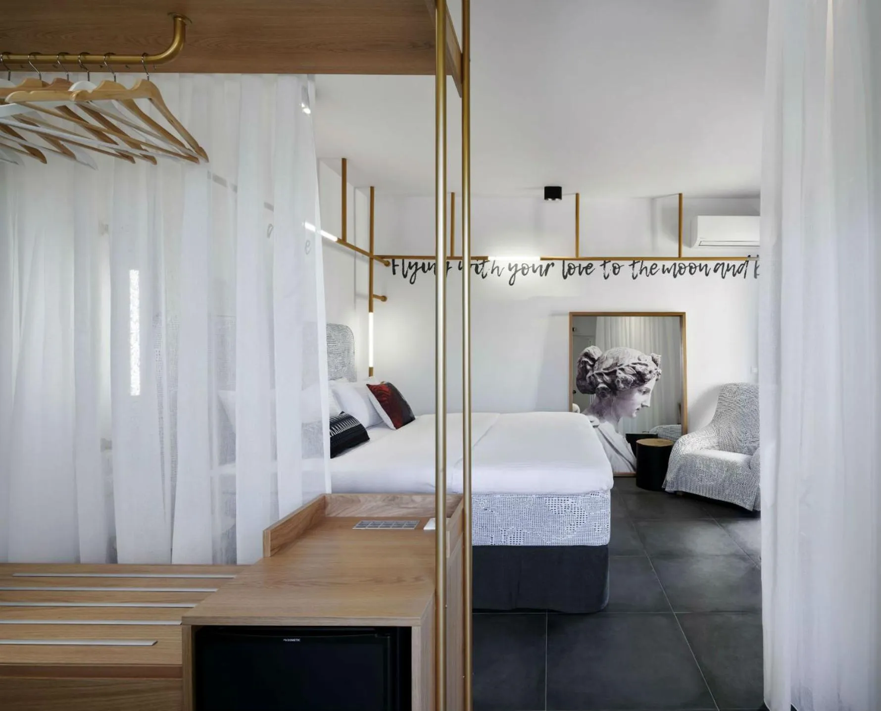 Photo of the whole room, Bed in Thomais Boutique Hotel