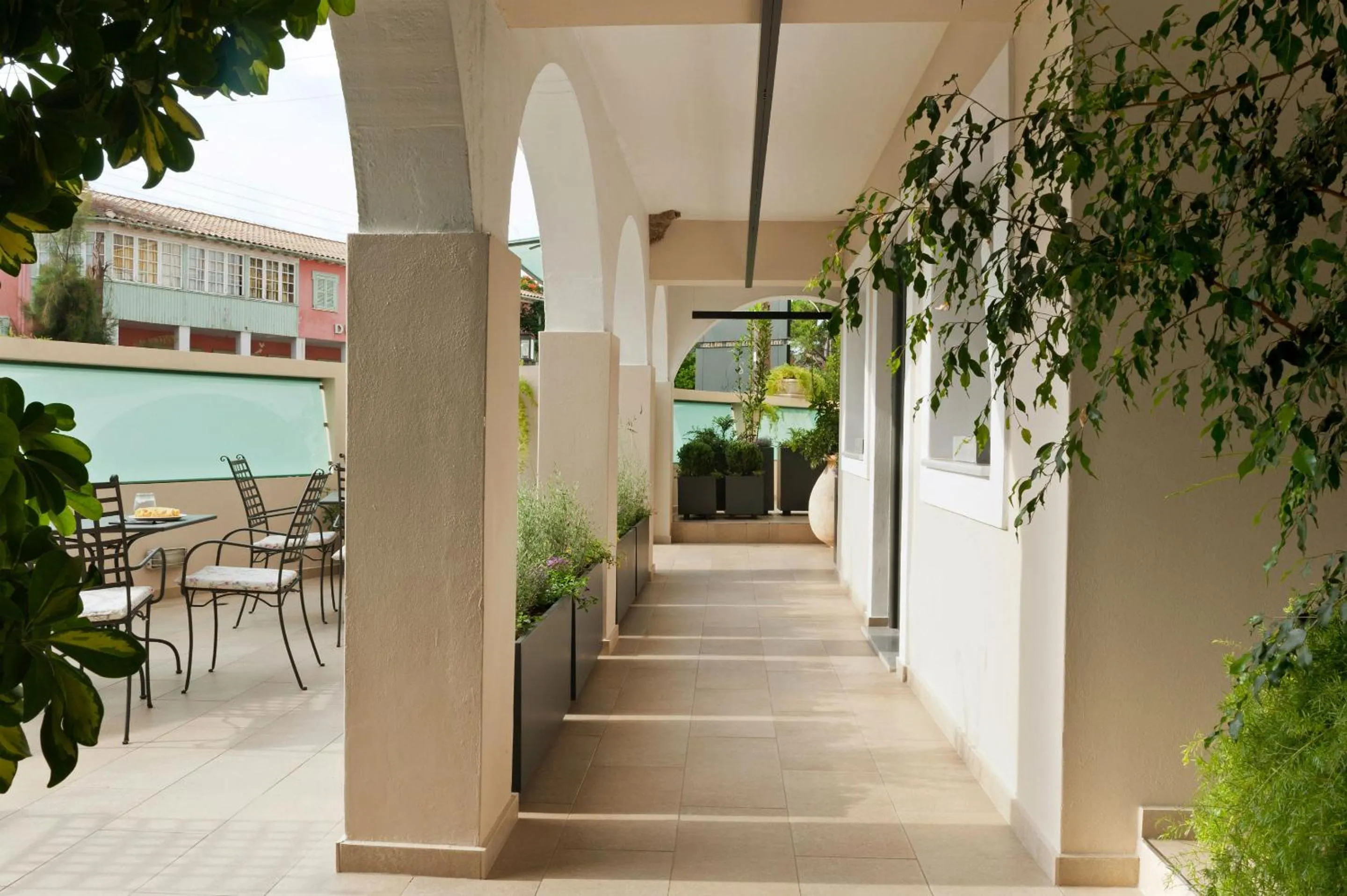 Facade/entrance in Thomais Boutique Hotel