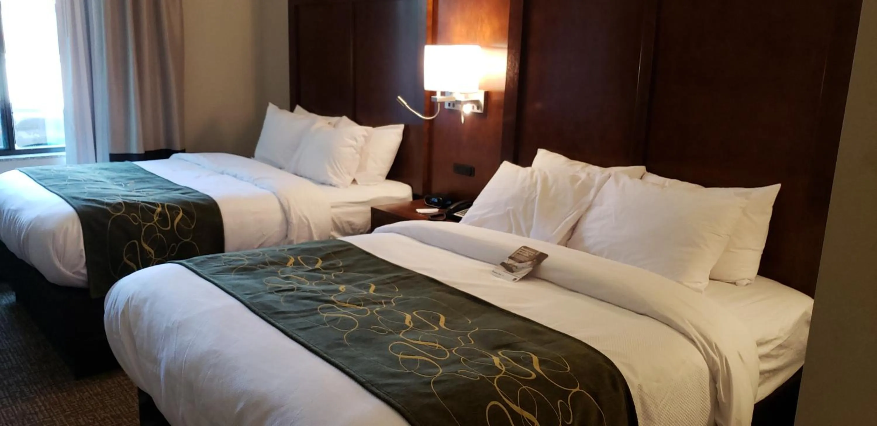 Decorative detail, Bed in Comfort Suites Denver near Anschutz Medical Campus