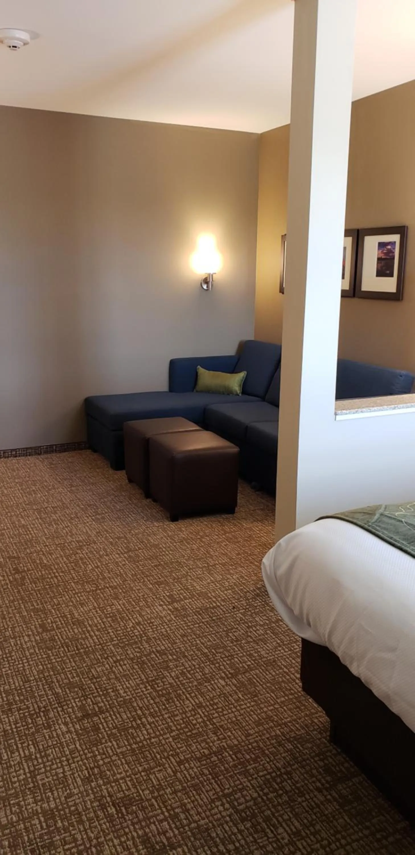 Seating area in Comfort Suites Denver near Anschutz Medical Campus