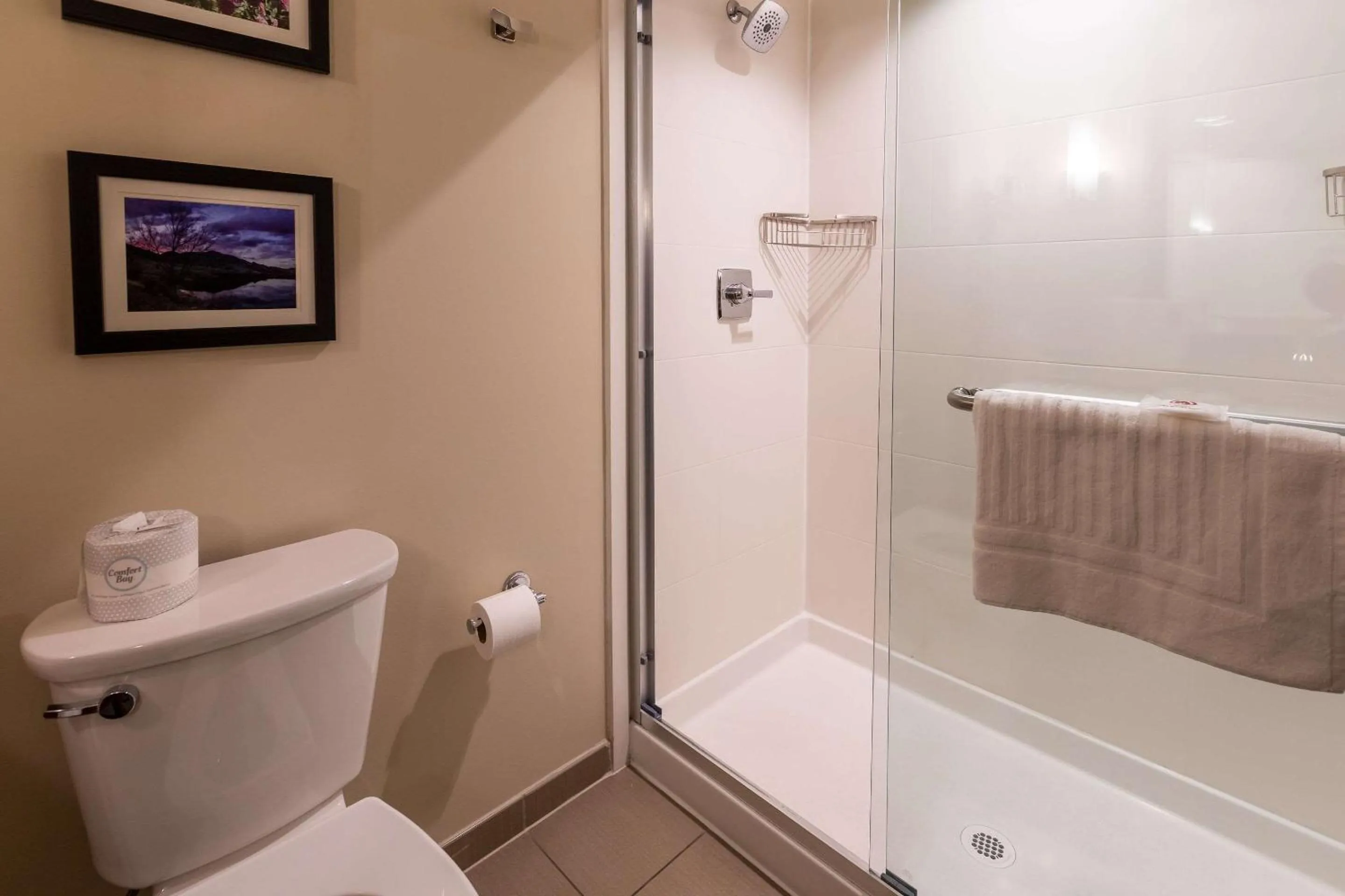 Bedroom in Comfort Suites Denver near Anschutz Medical Campus