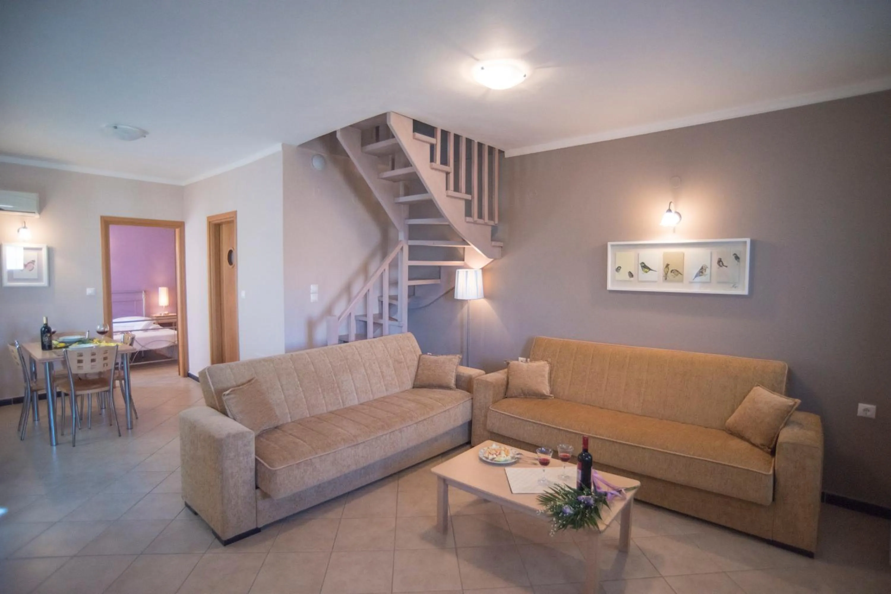 Living room in Villa Theodora