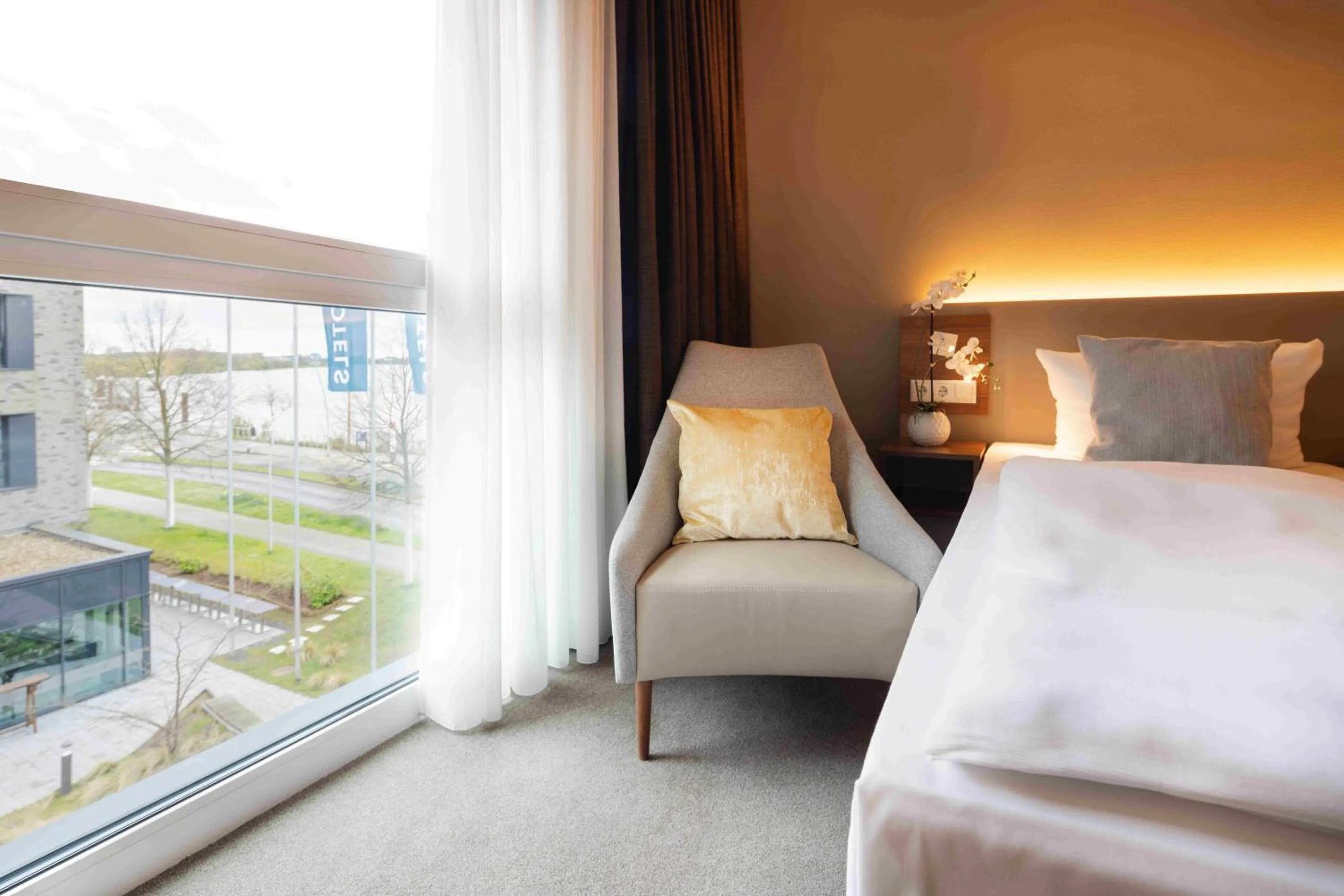 Bed in Hey Lou Hotel Monheim am Rhein