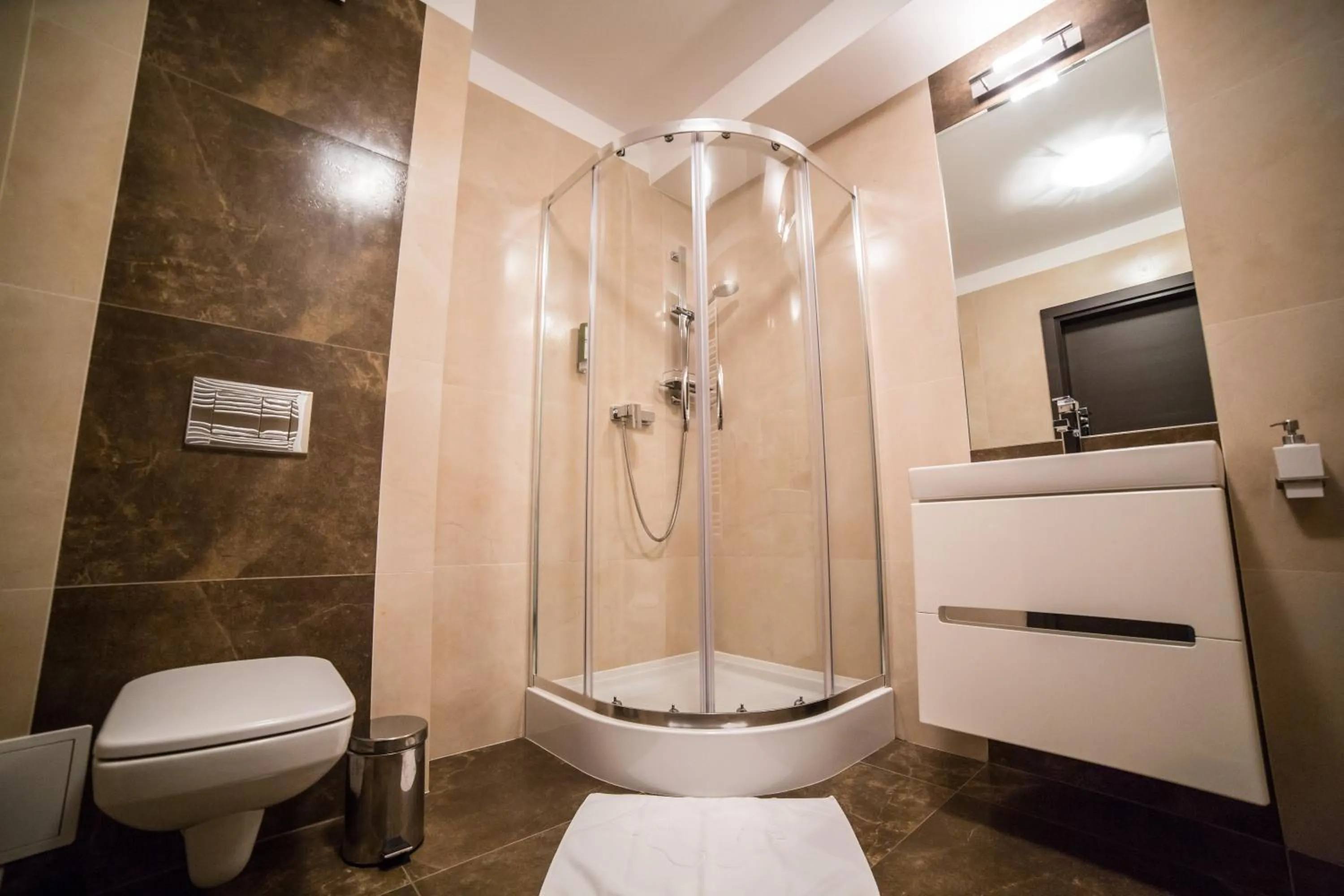 Bathroom in Hotel Avangarda