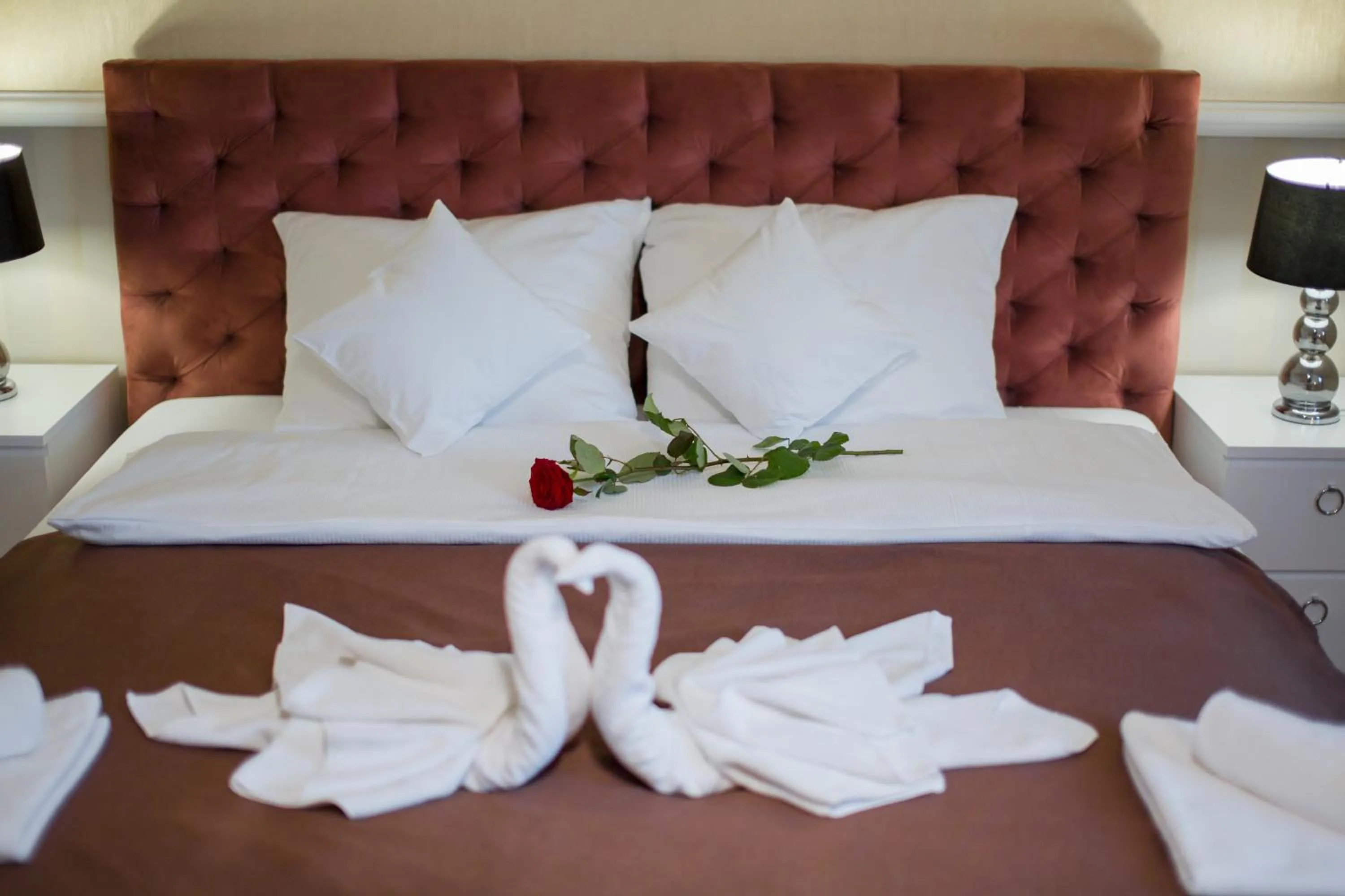 Bed in Hotel Avangarda