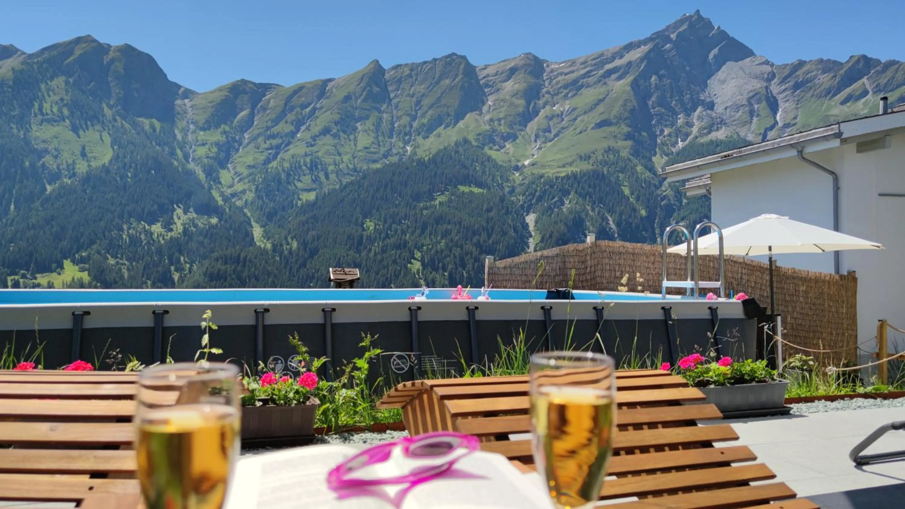 Garden in Gasthaus Alpina