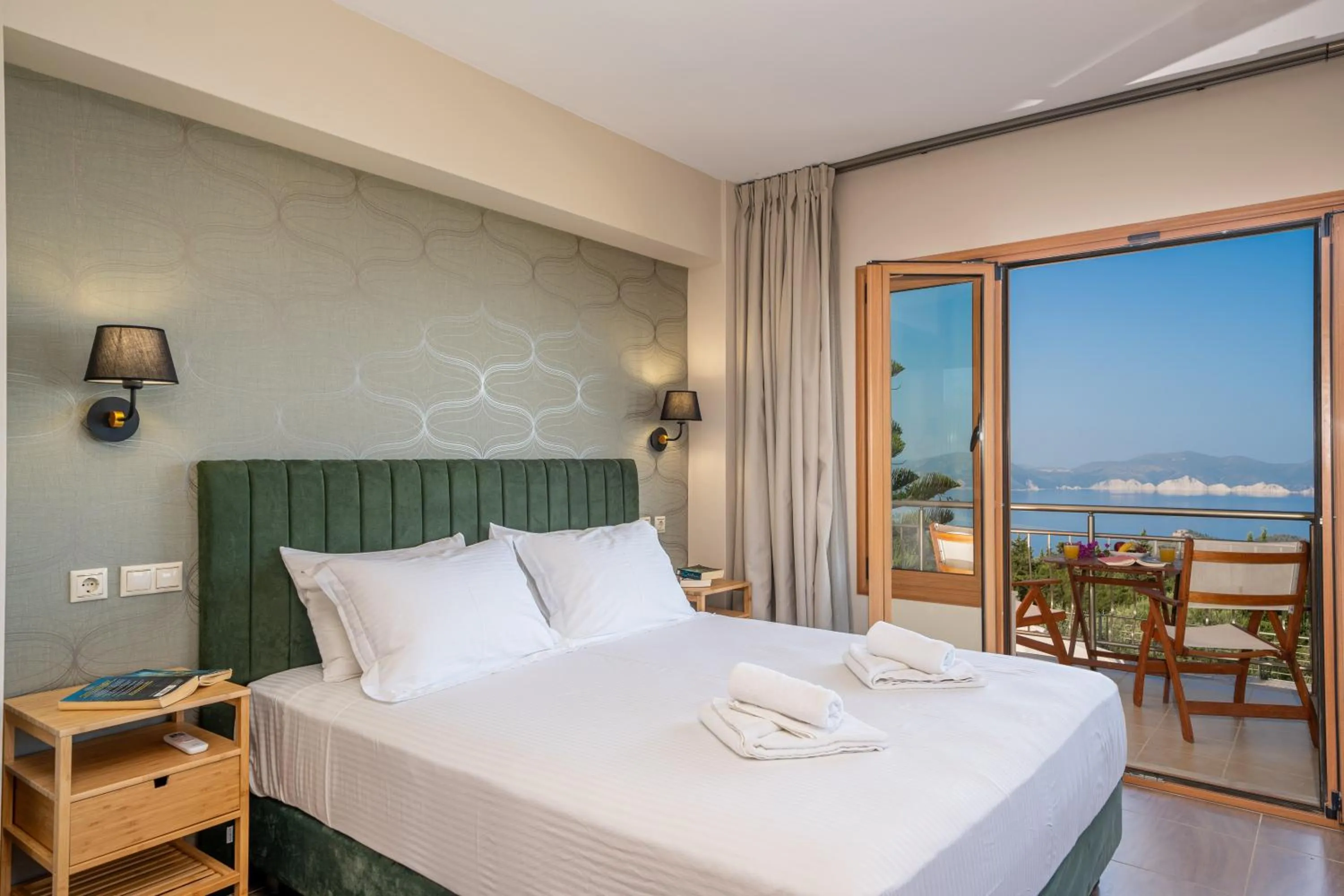 Bed in Panoramic Sunset