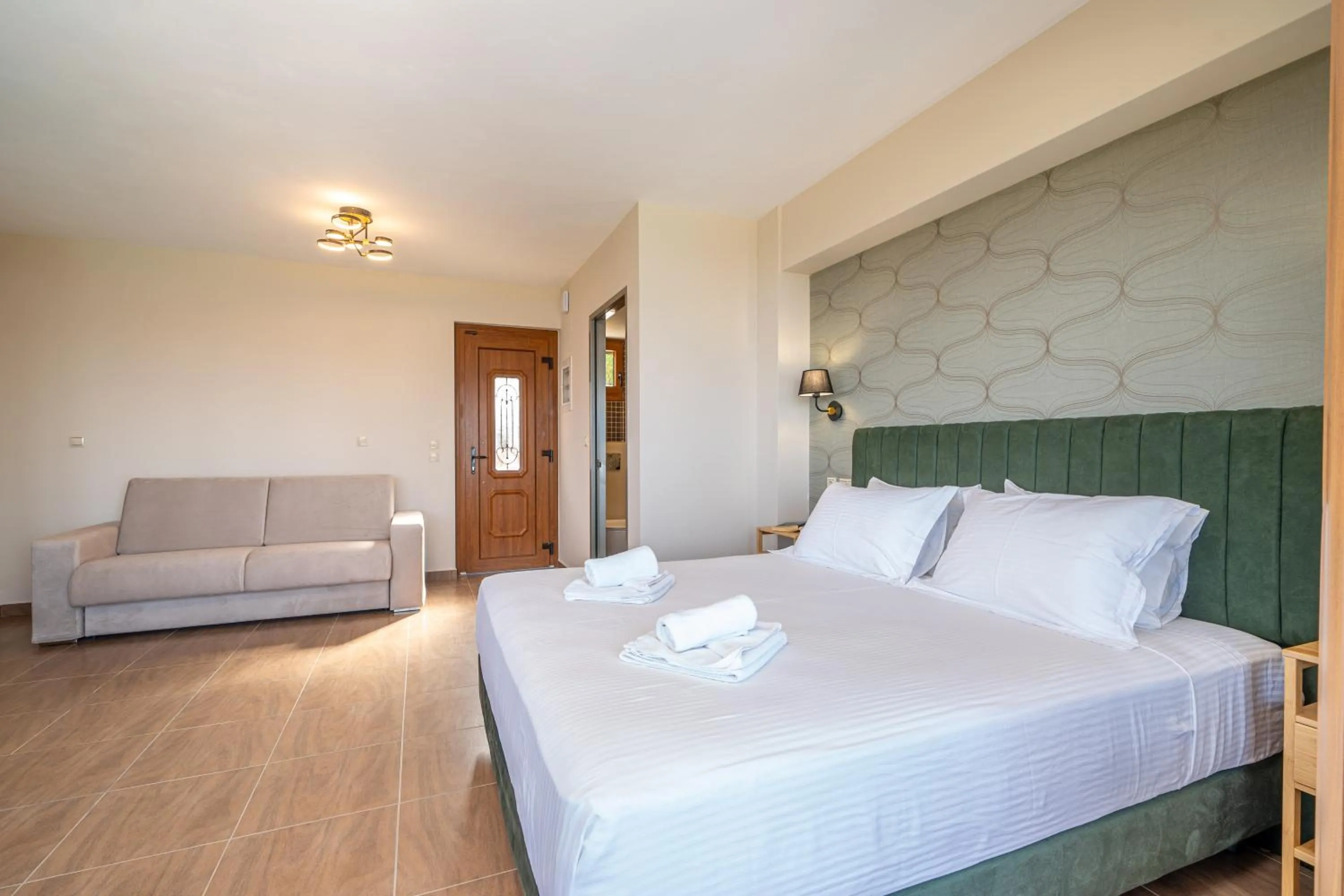 Bed in Panoramic Sunset