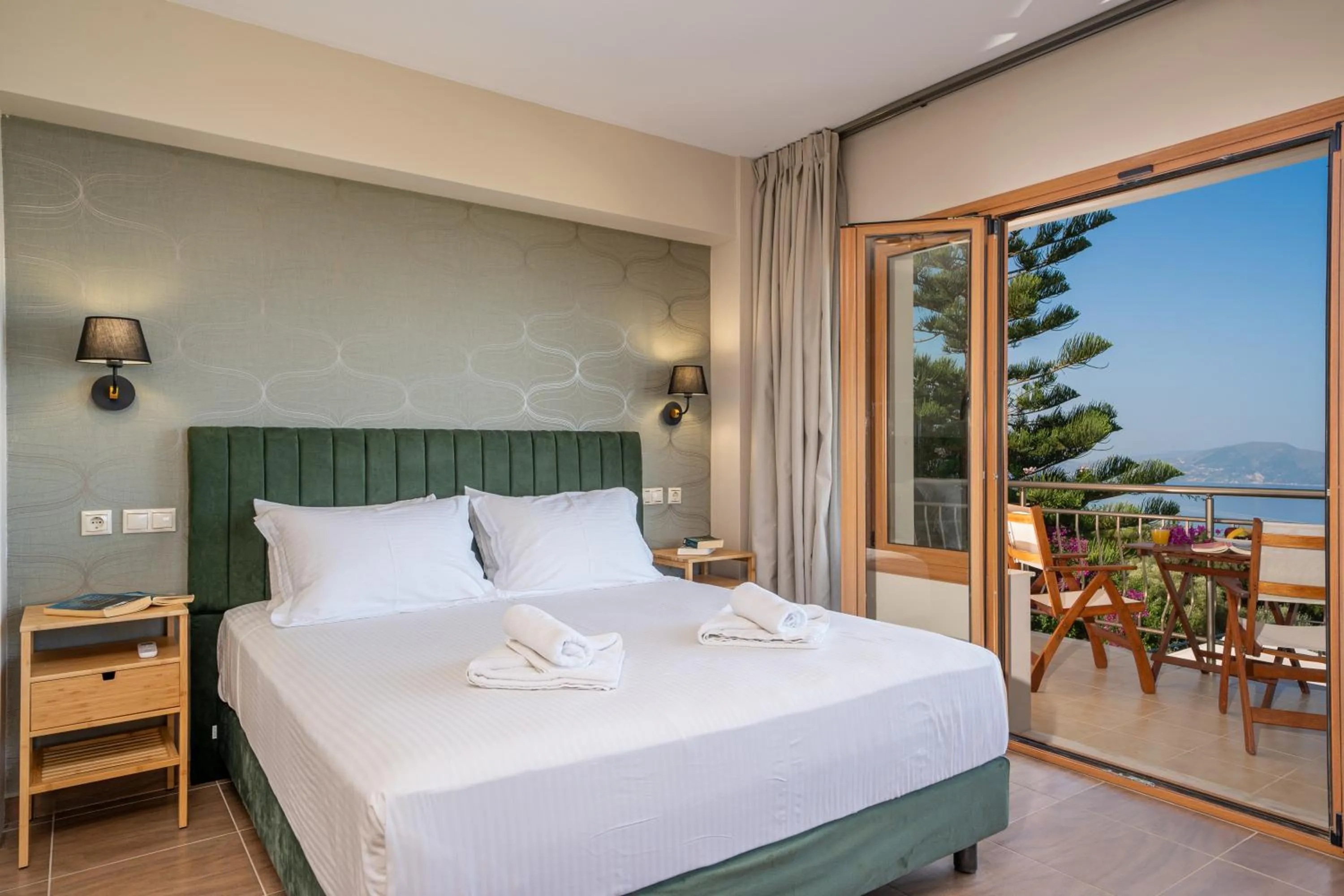 Bed in Panoramic Sunset