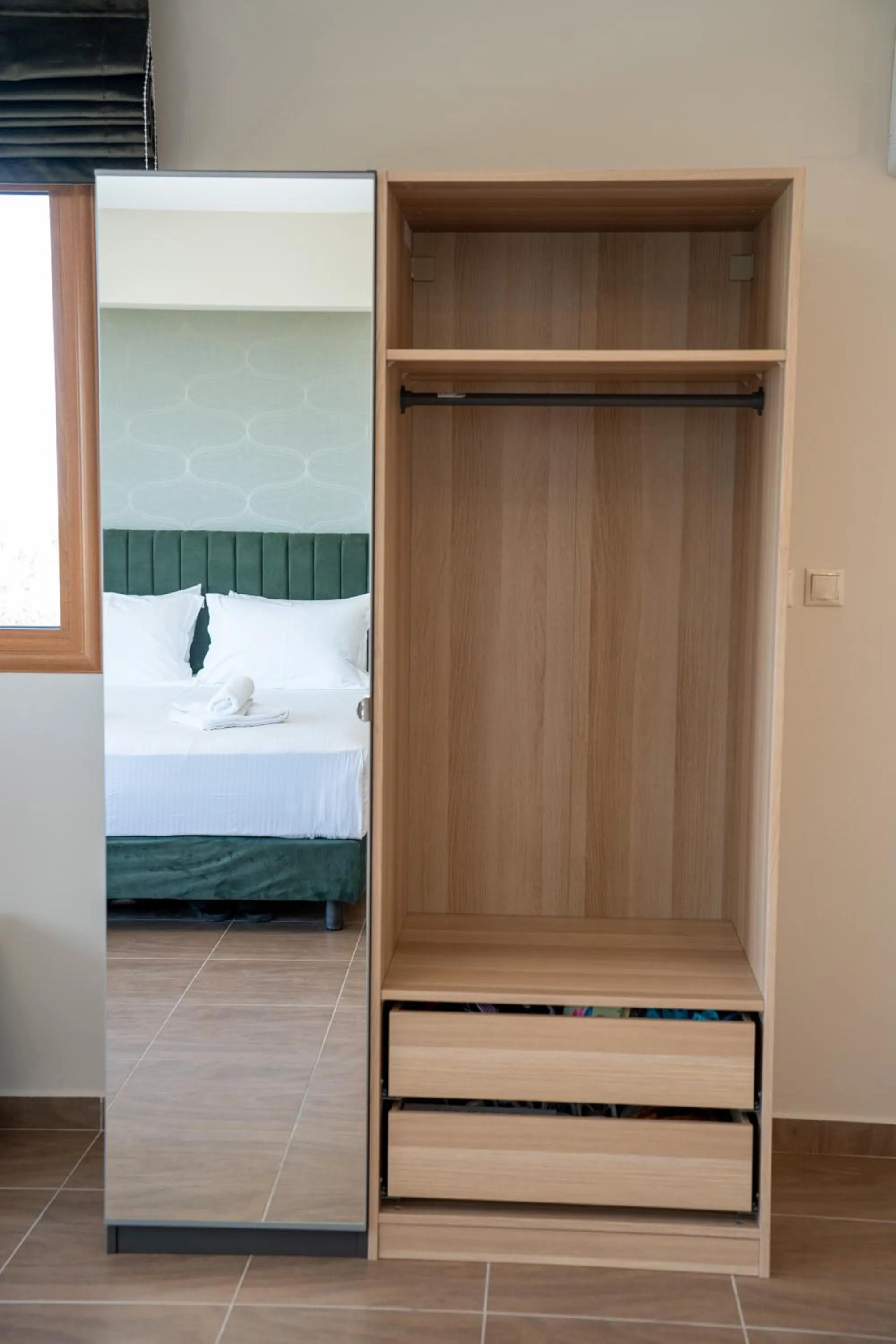 Bed in Panoramic Sunset