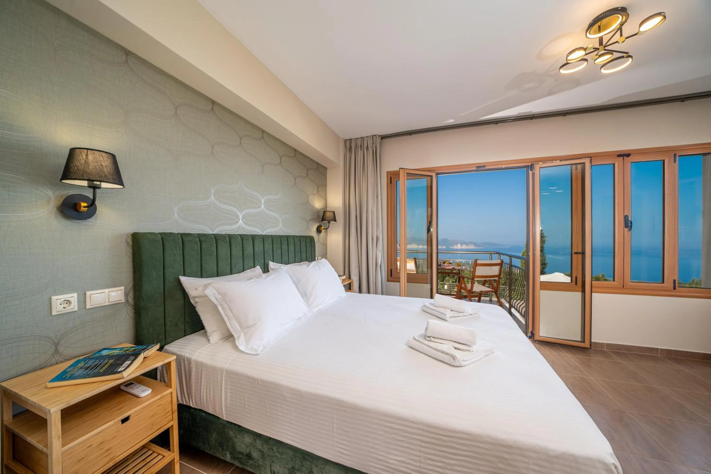 Bed in Panoramic Sunset