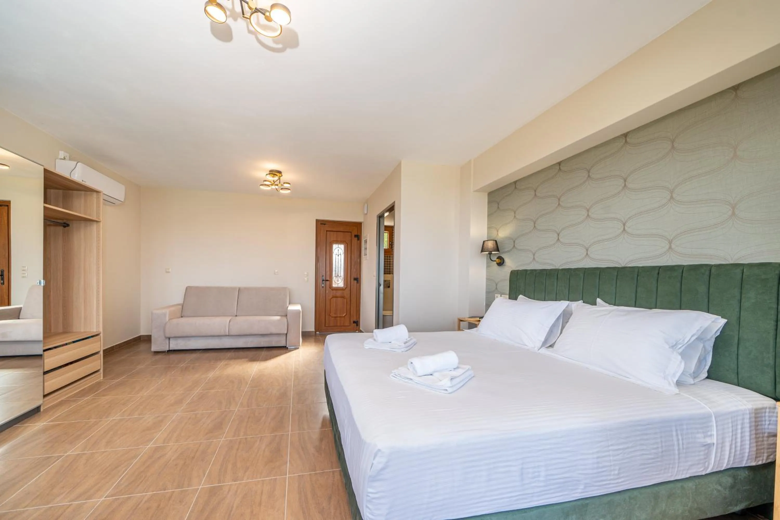 Bed in Panoramic Sunset