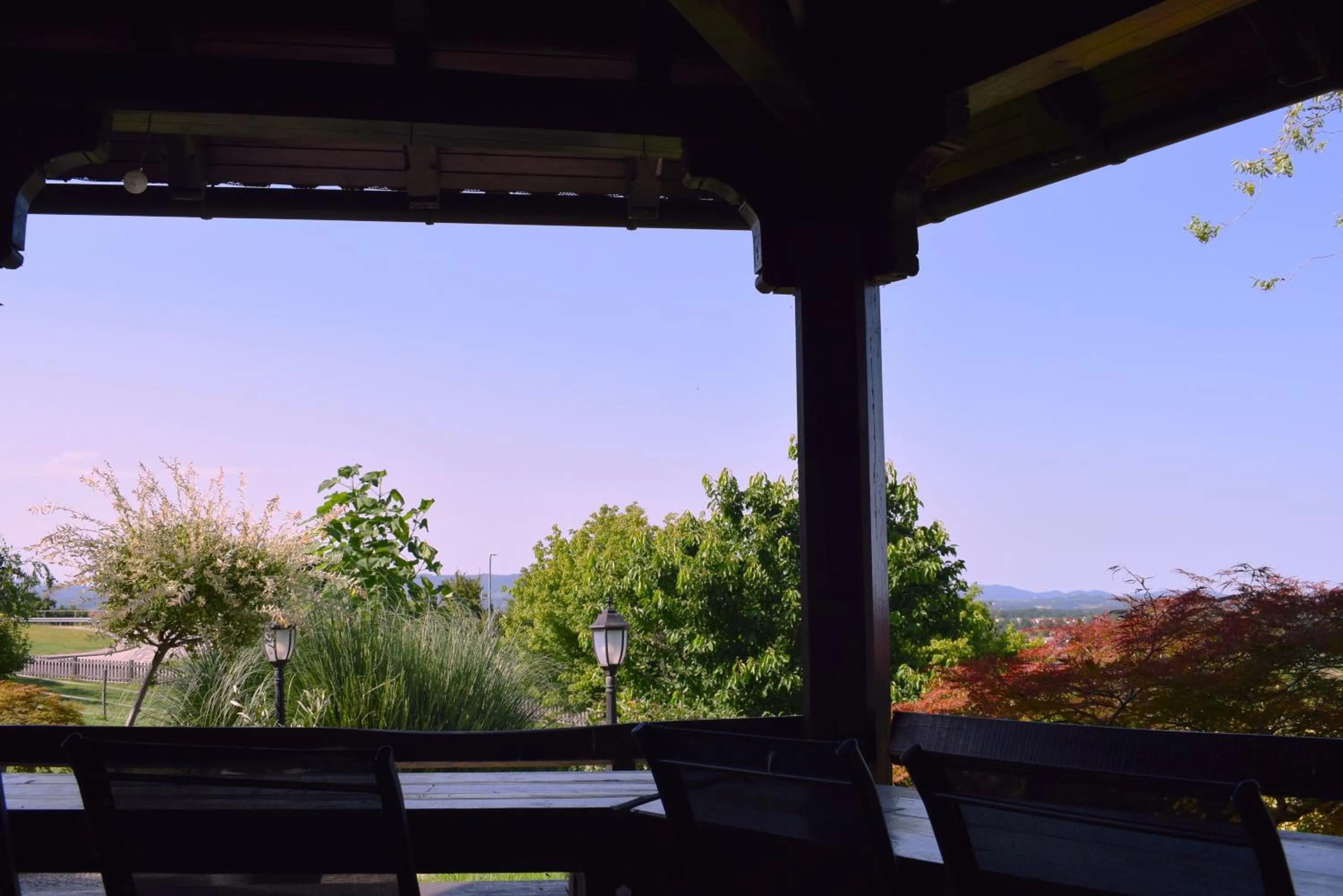 Patio in Farm Stay Zevnik