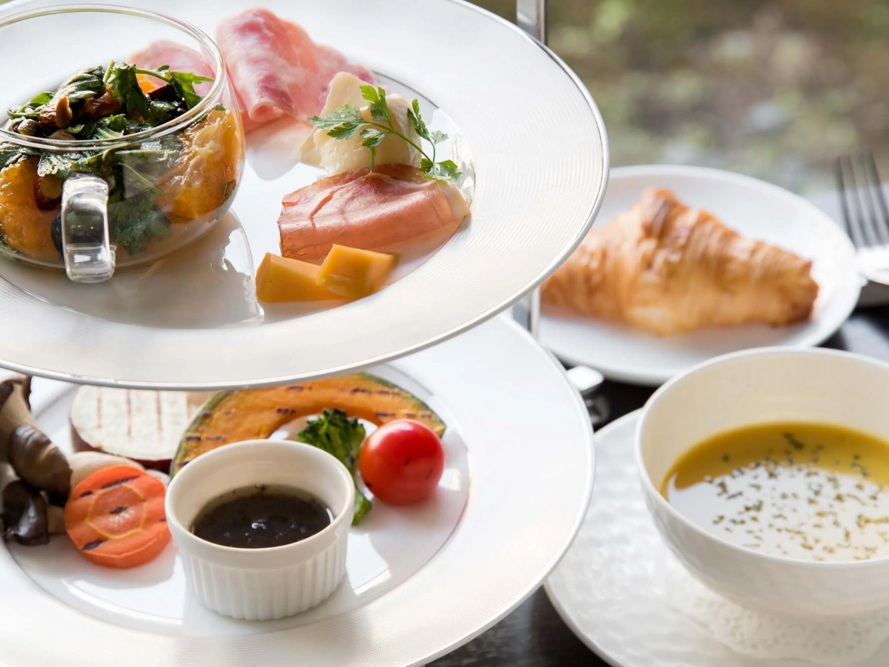 American breakfast in Maki No Oto Kanazawa