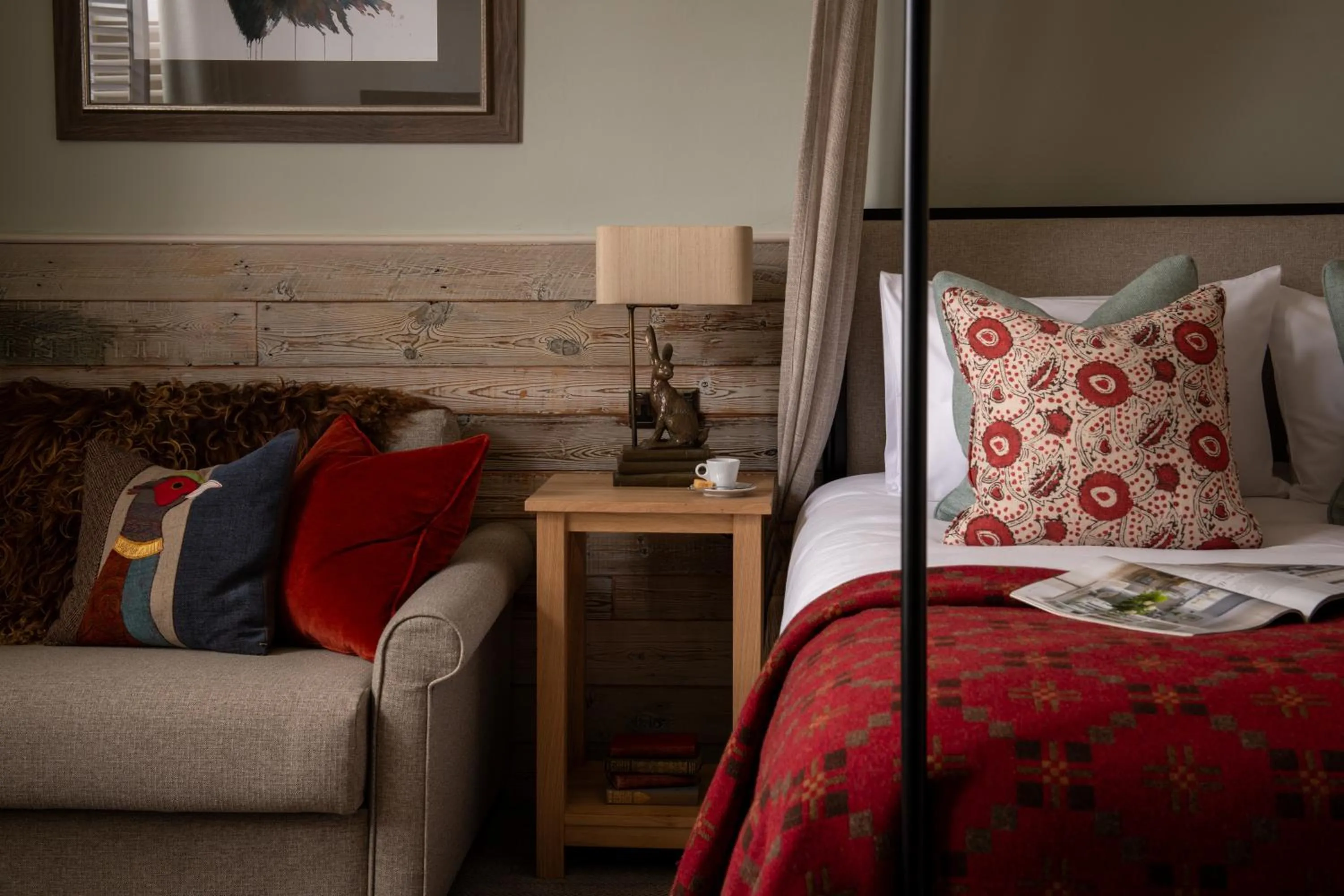 Bed in The Golden Lion at Settle