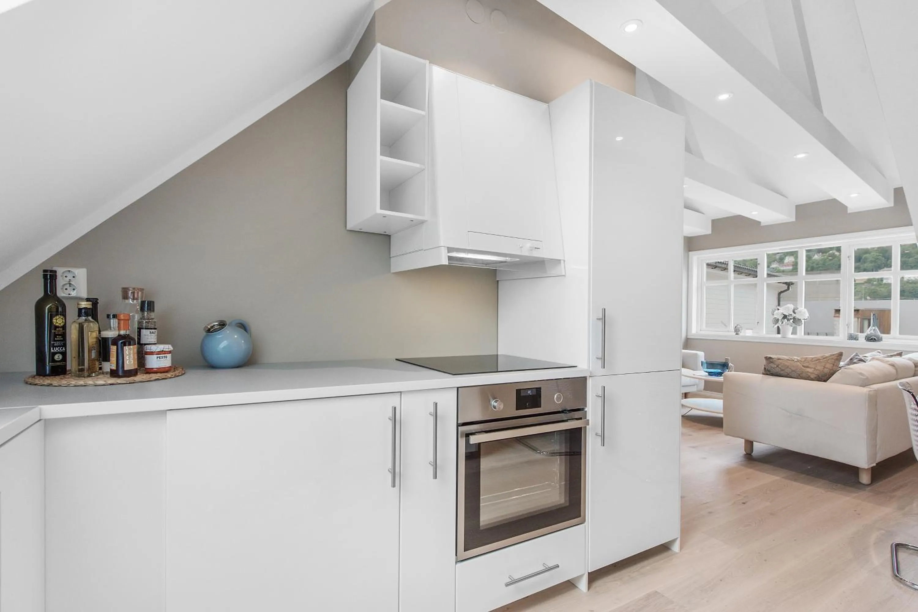 Kitchen or kitchenette in Fosswinckel Apartments