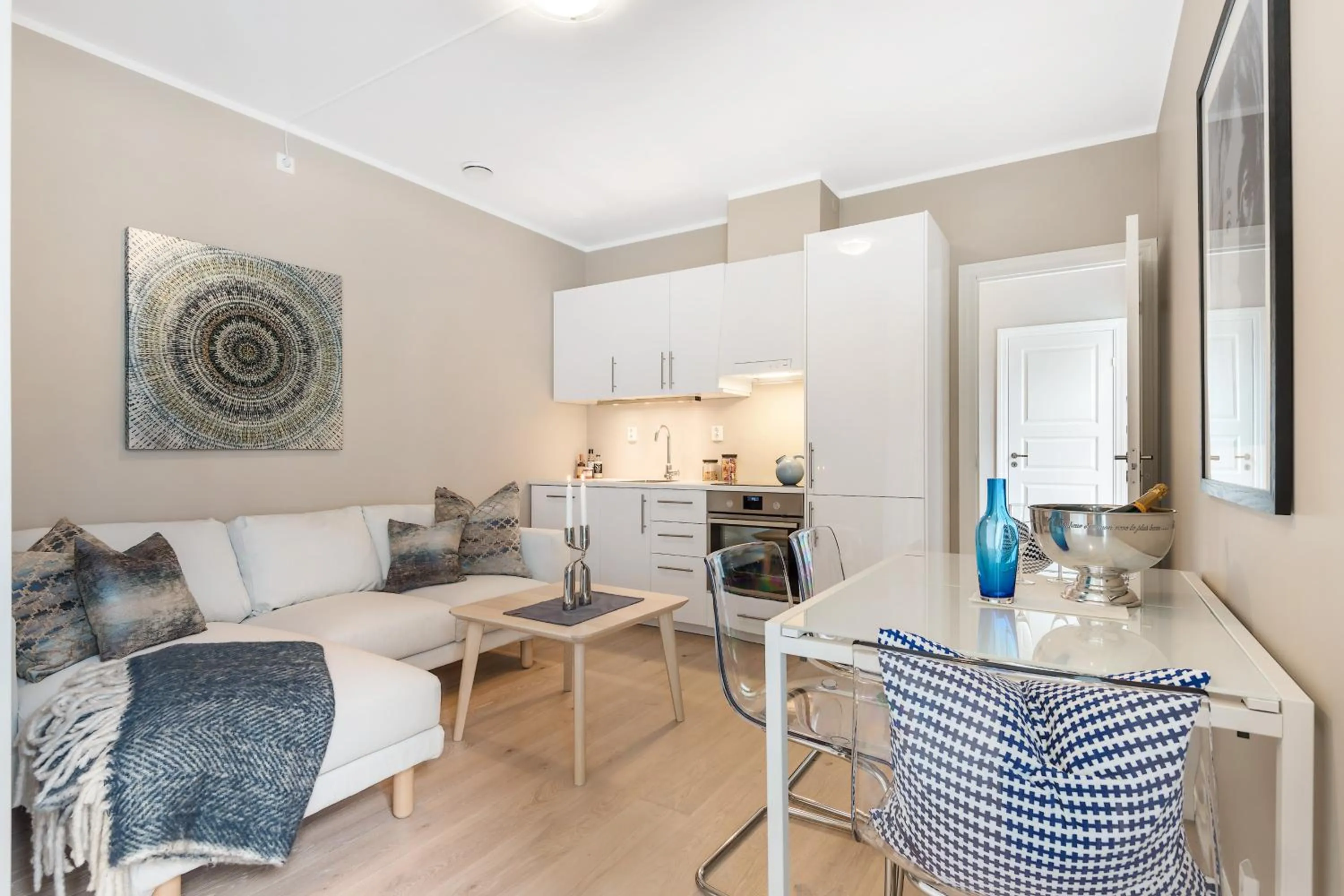 Kitchen or kitchenette in Fosswinckel Apartments