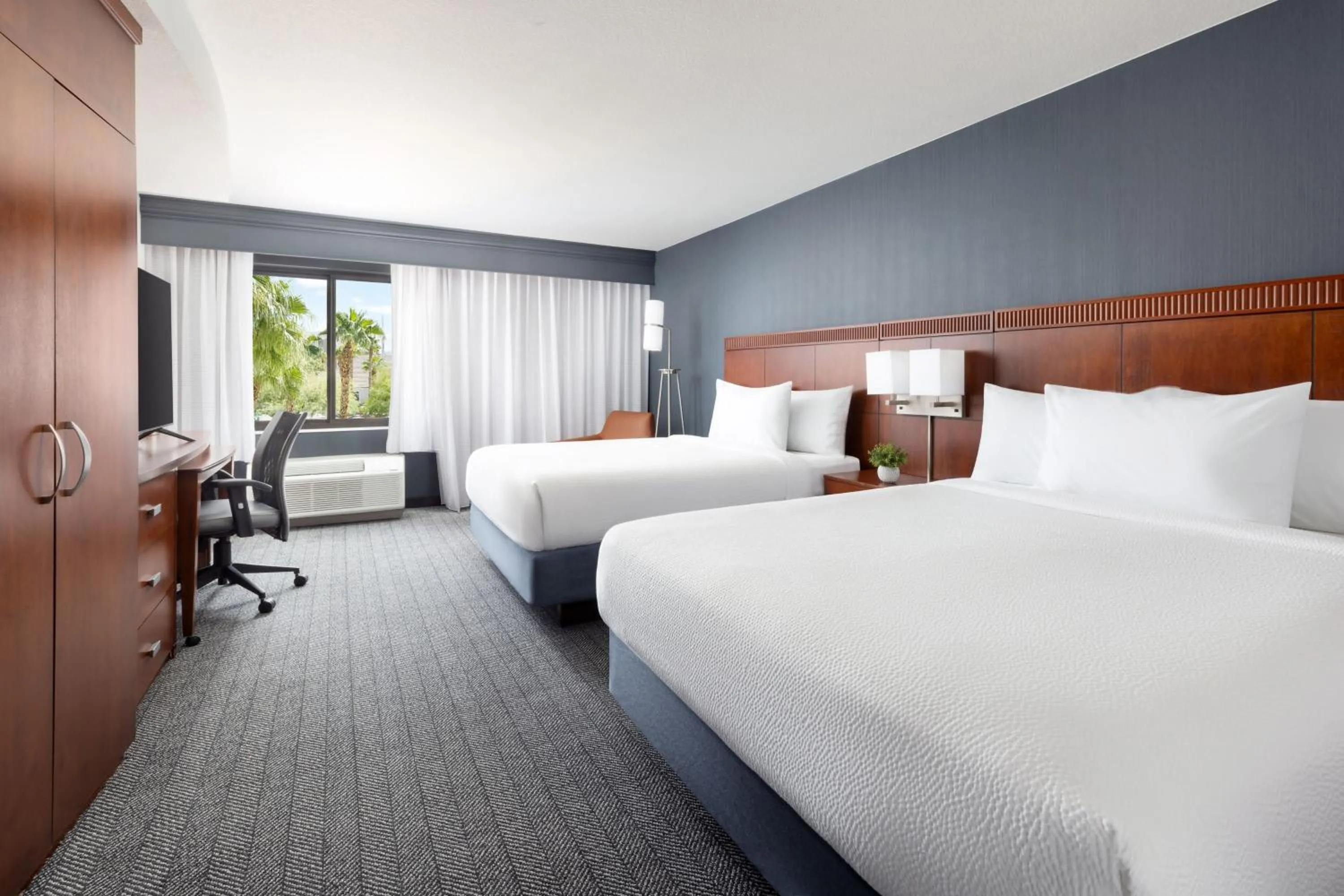 Photo of the whole room, Bed in Courtyard By Marriott Las Vegas Stadium Area
