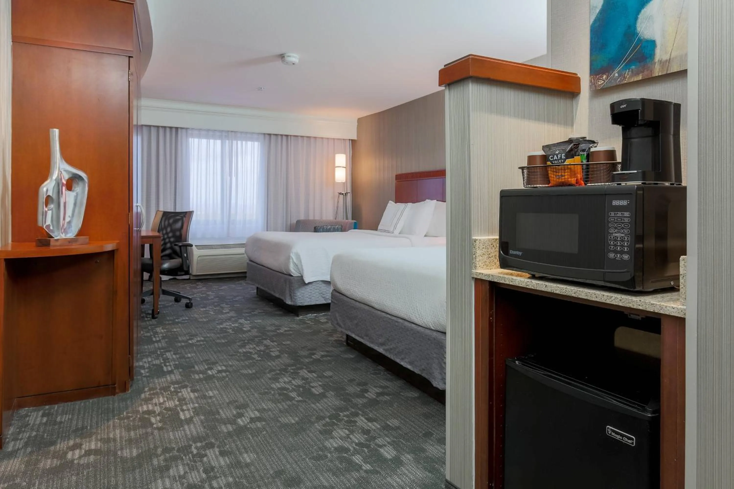 Photo of the whole room, Bed in Courtyard By Marriott Las Vegas Stadium Area